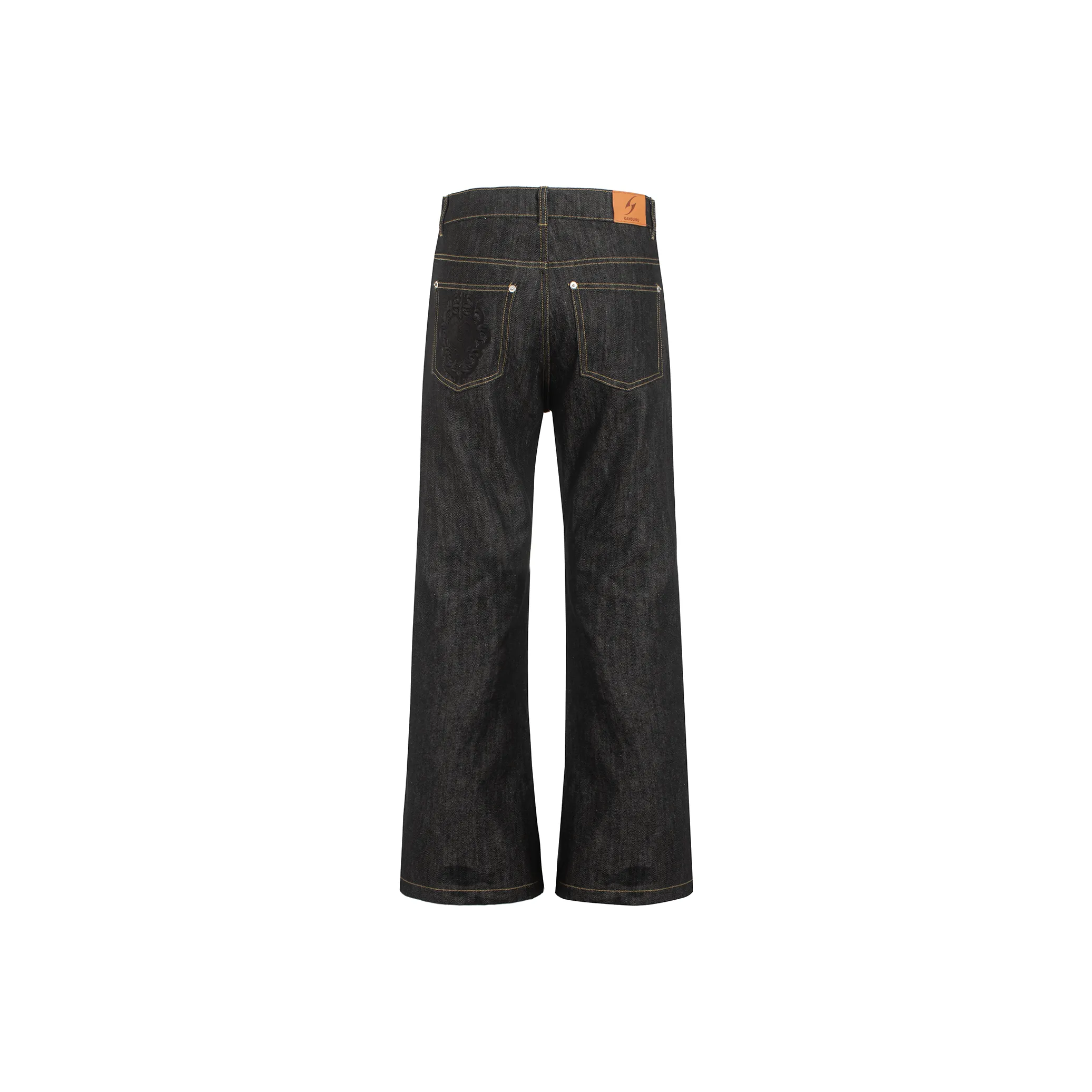 Gangurru Мужские Черные Джинсы