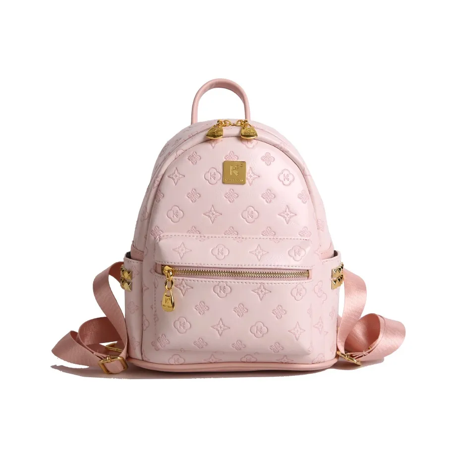 Chinllo ПУ (полиуретан) Рюкзак Стандартный Белый Розовый