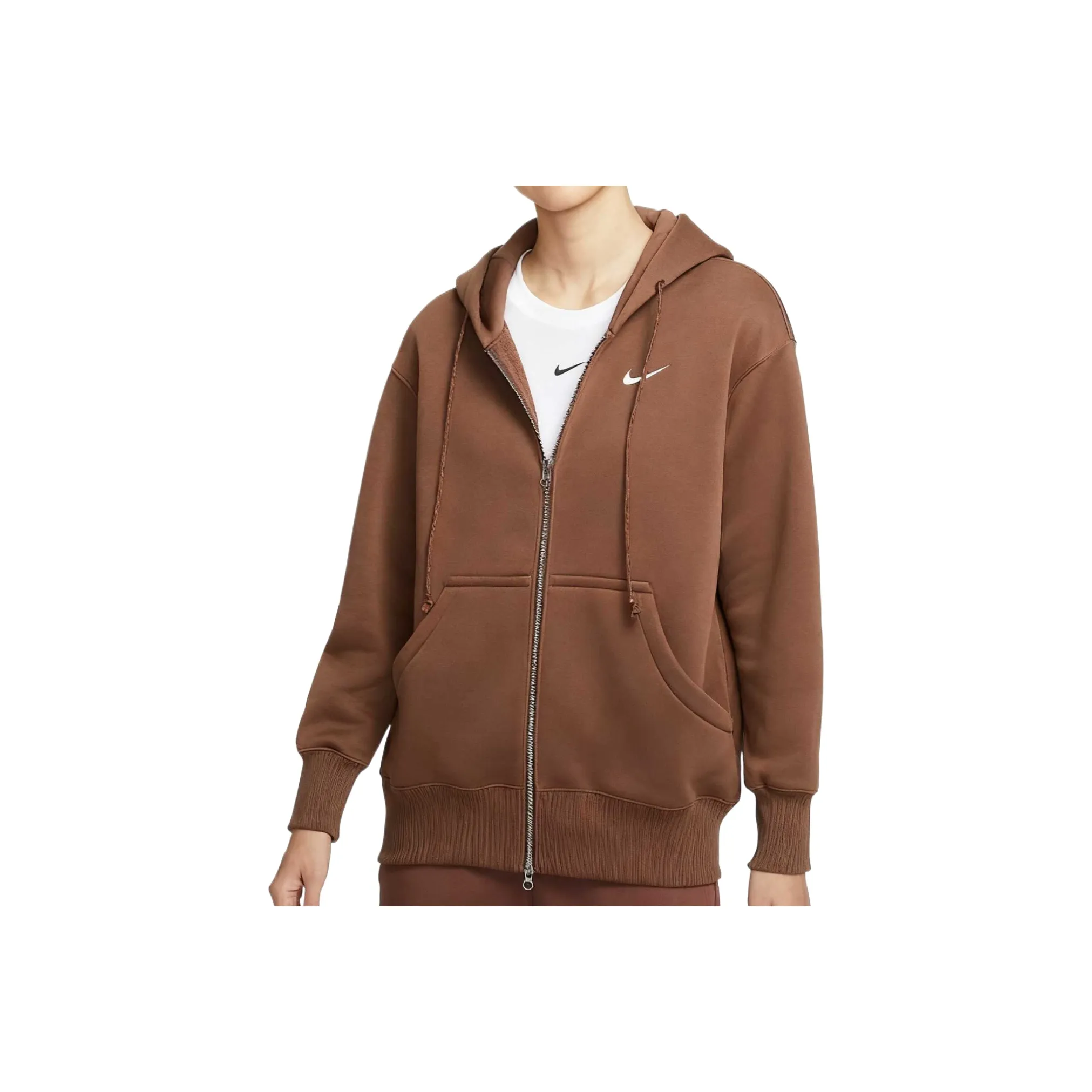 Nike Sportswear Phoenix Fleece Свитшот Женские Коричневый