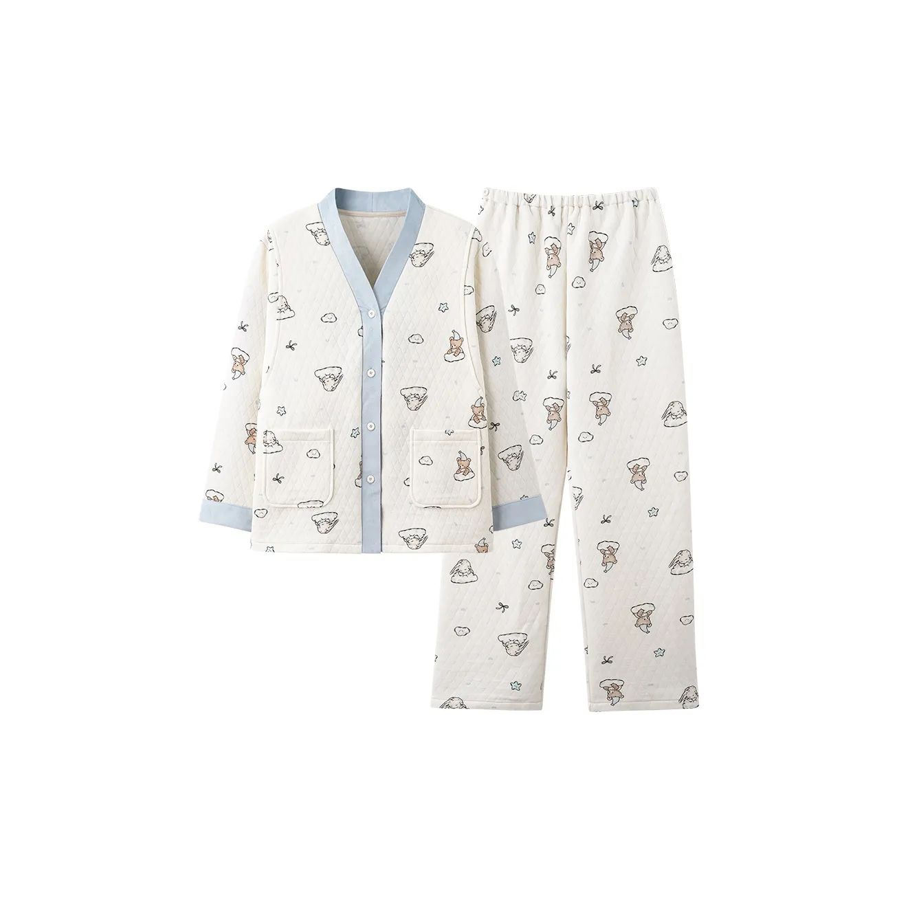 MIIOW Спокойной ночи Медвежонок Набор Женские Пижамные комплекты