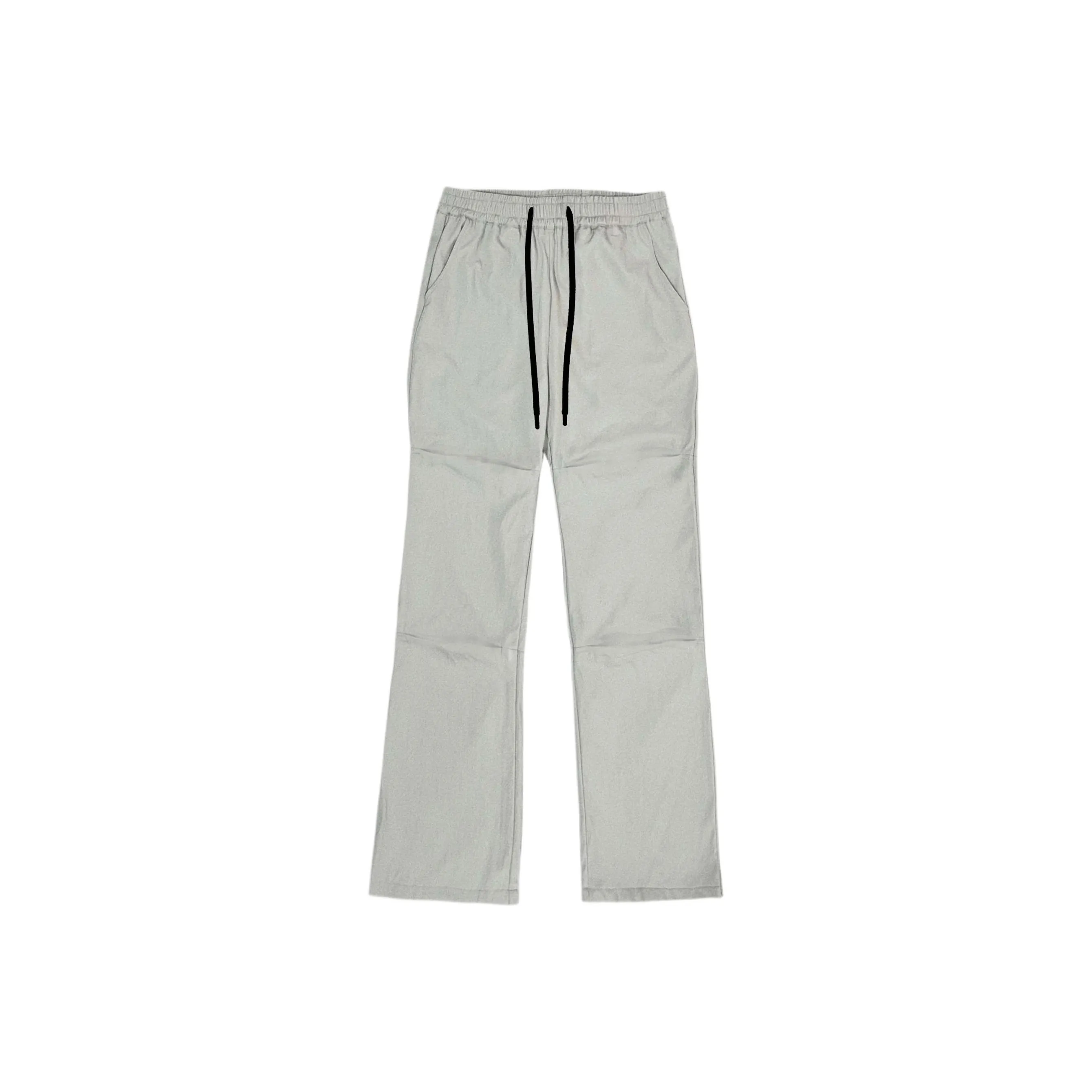 YUANQ Light Gray Unisex Casual Pants YUANQ Светло-серые унисекс повседневные штаны