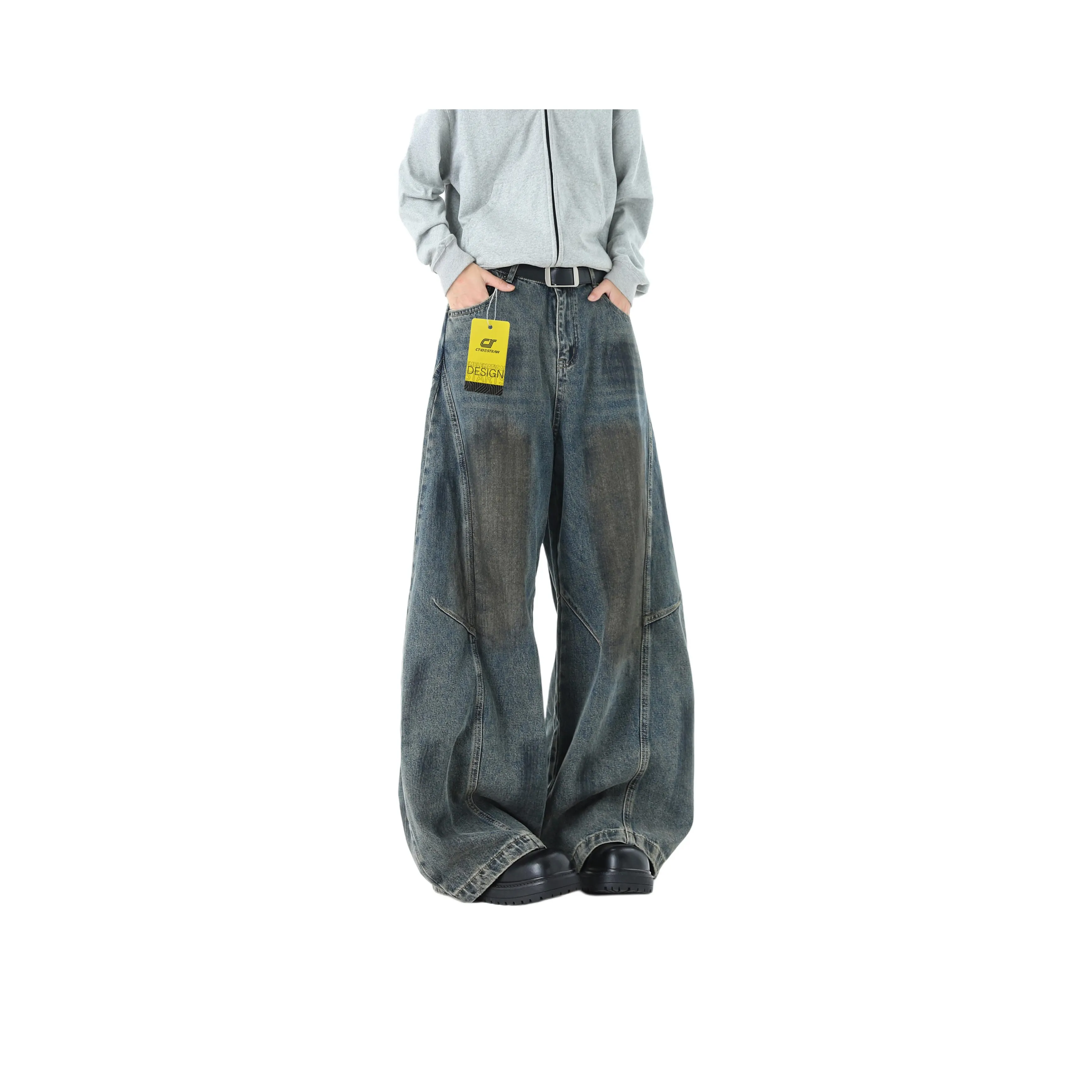 CTIDESTRAW Винтажный синий [CT] Унисекс Джинсы