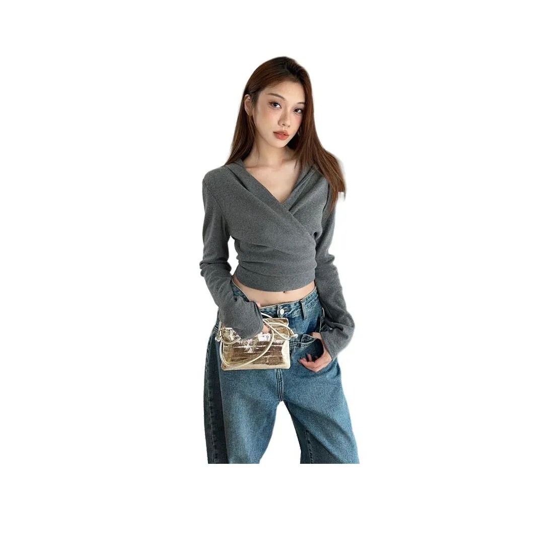 Amyway Темно-серый Женские T-рубашки