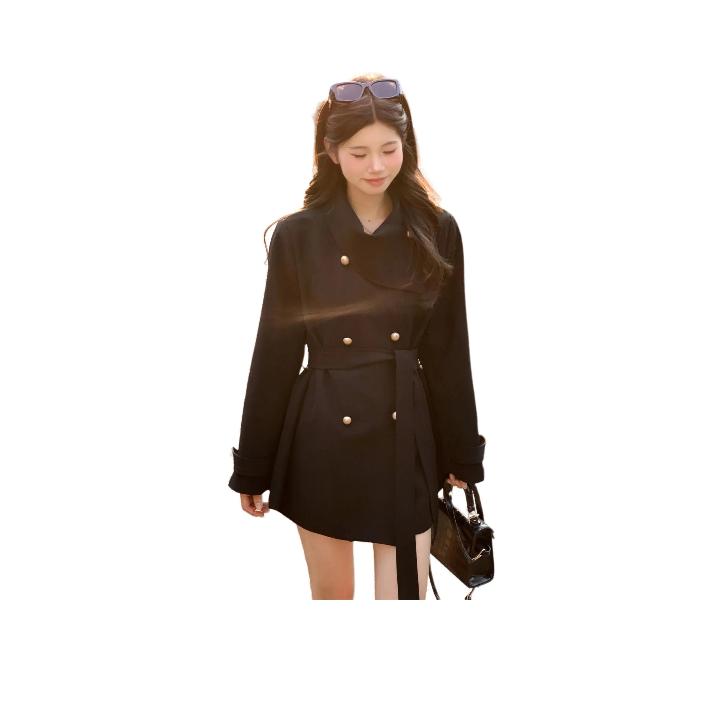 XIANSINIAO Укороченное пальто женское