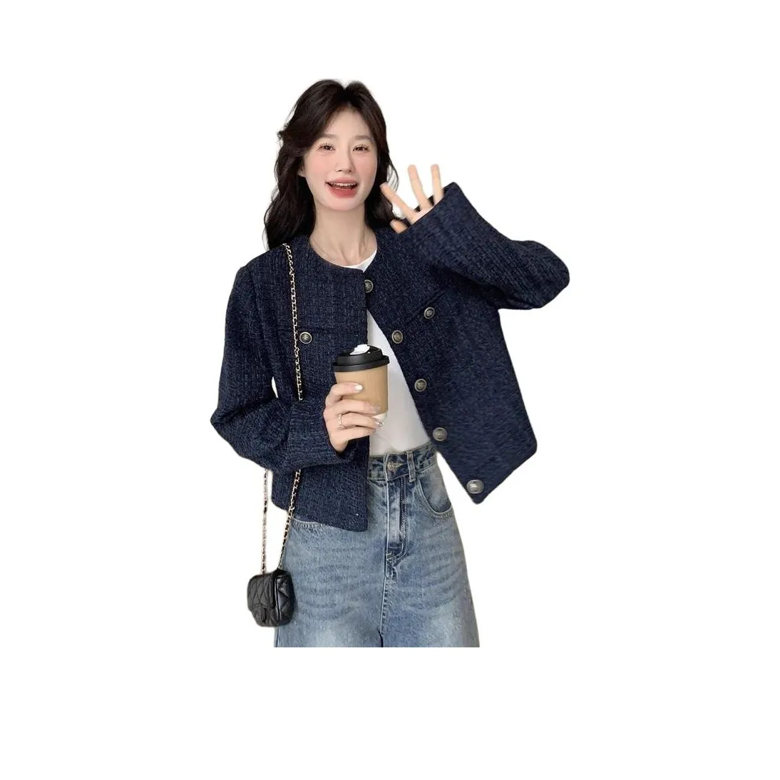 XIANSINIAO Укороченное пальто женское