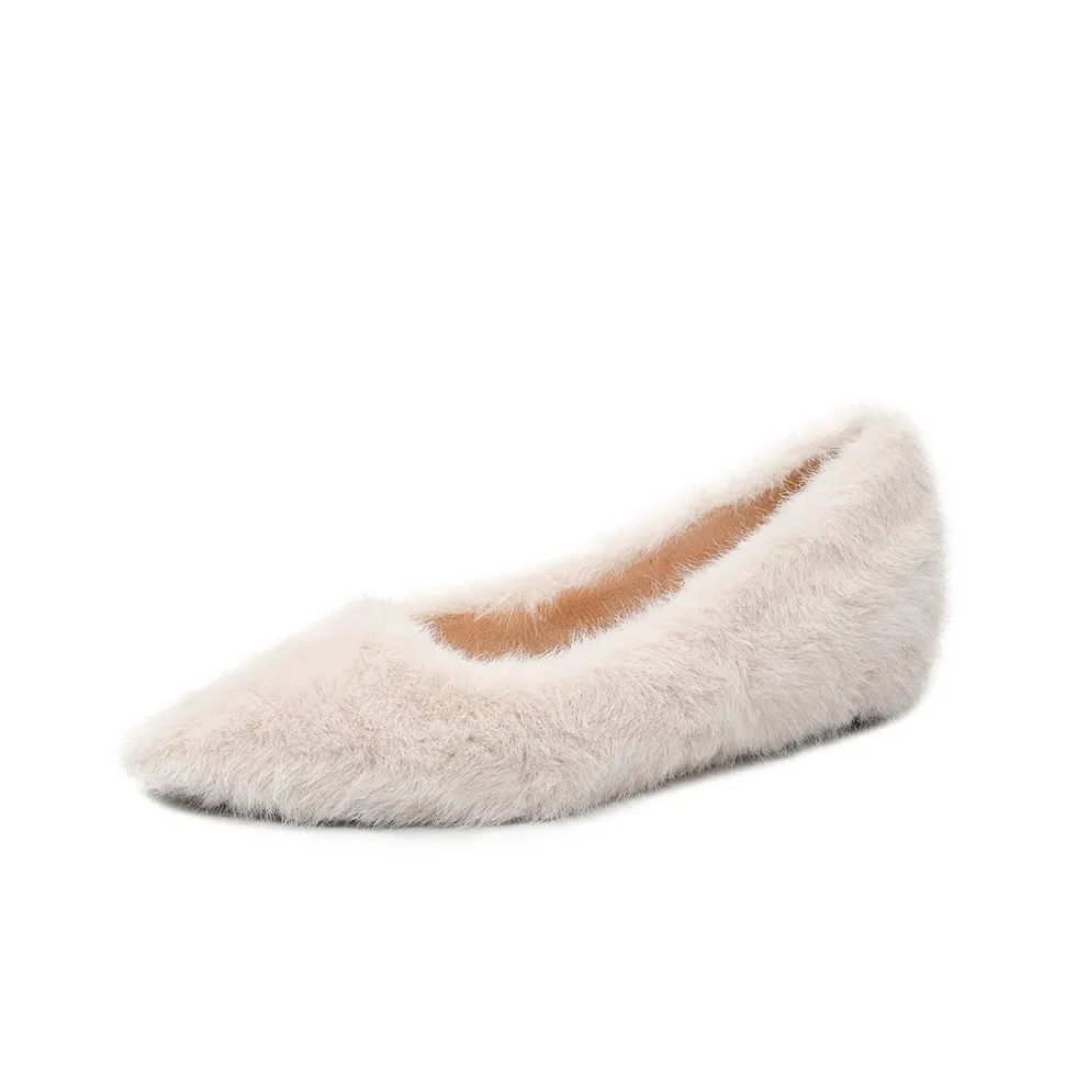 YAFEI XUANYU Флок Обувь 5 см Женская