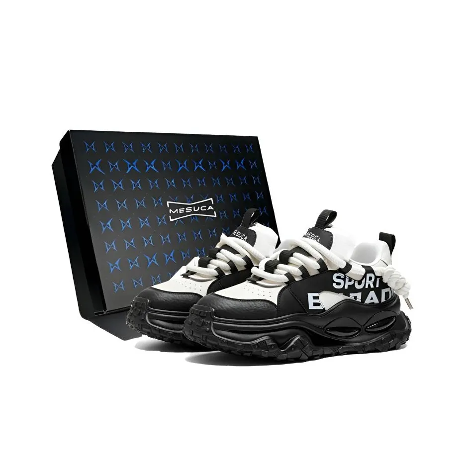 MESUCA Термическое покрытие увеличивающее высоту ударопрочный поддержка легкий низкий топ текс-подошва кроссовки мужской