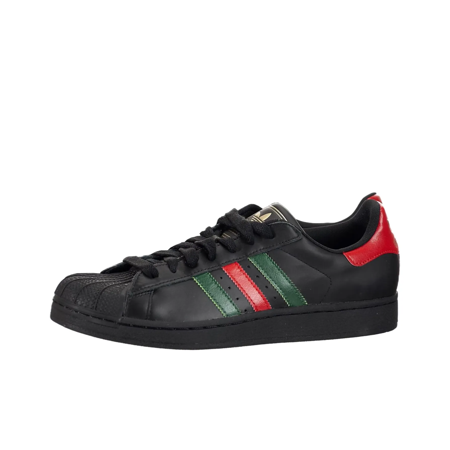 Adidas Originals Superstar 2 Skateboard Shoes Men Low Top Black Green