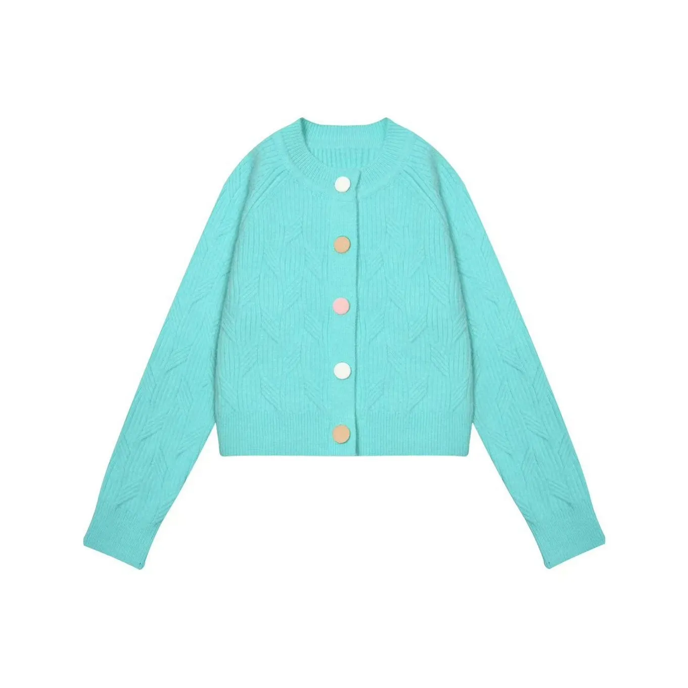 KKX Светло-синий Женский Трикотаж