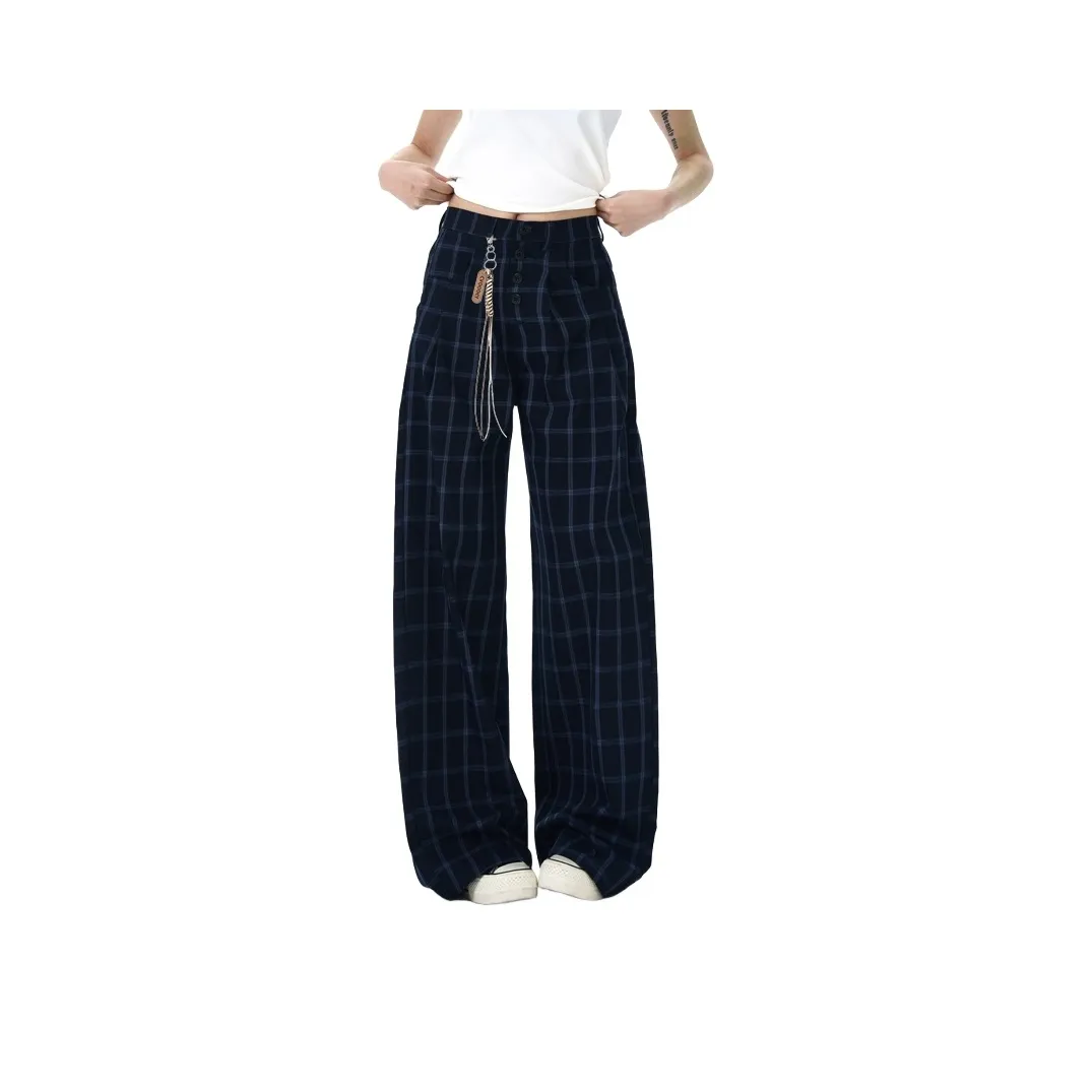 CVOOOER Темно-синие унисекс повседневные штаны