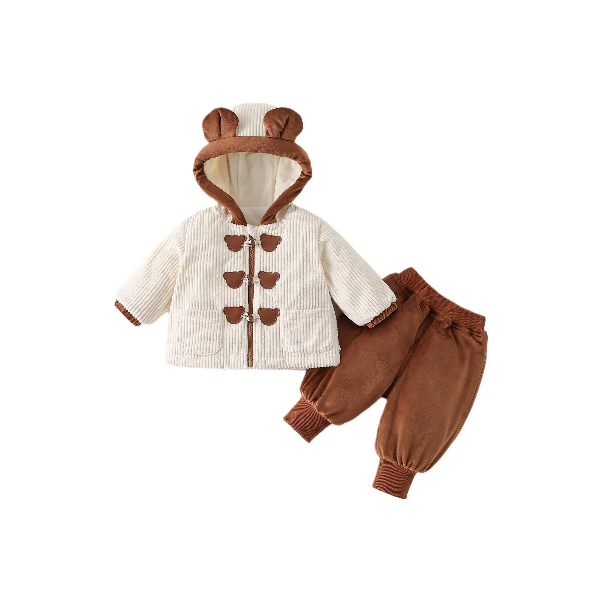 XiaoJinBu Детские утепленные комплекты одежды