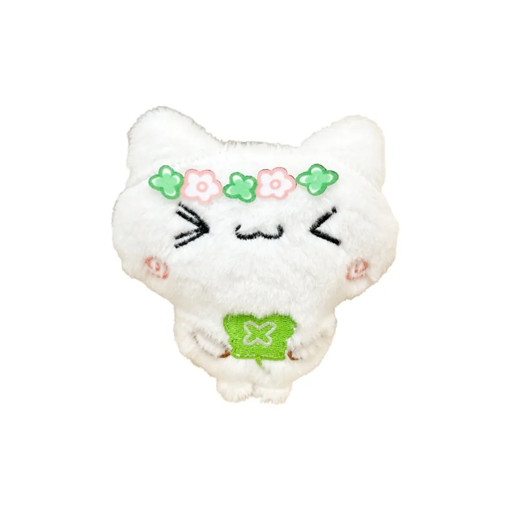 Ten Thousand Children's Music Креативный Милый Four Leaf Clover Венок Панда Скрипящая Плюшевая Подвеска 10 см Рекомендуемый рост