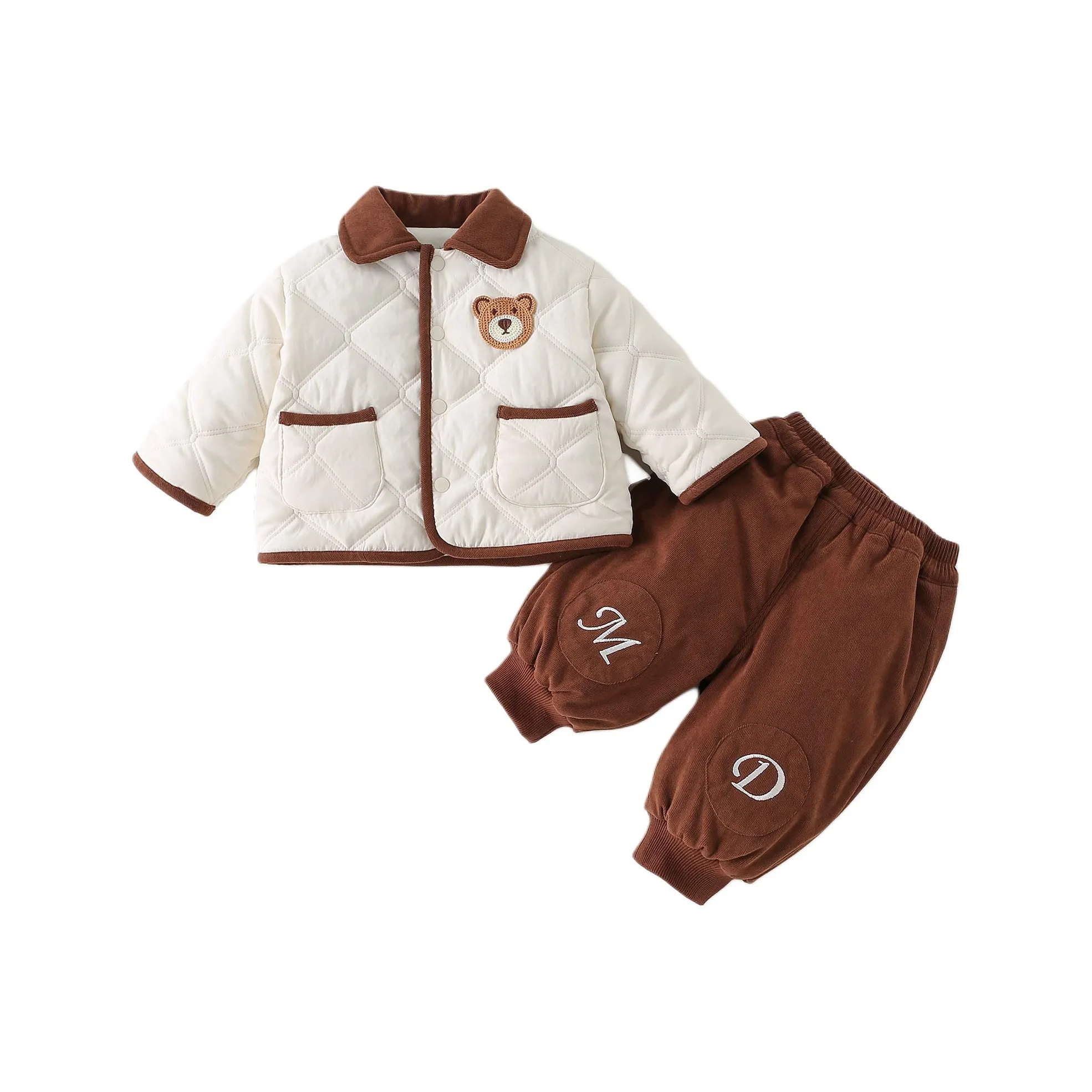 XiaoJinBu Детские хлопковые комплекты одежды