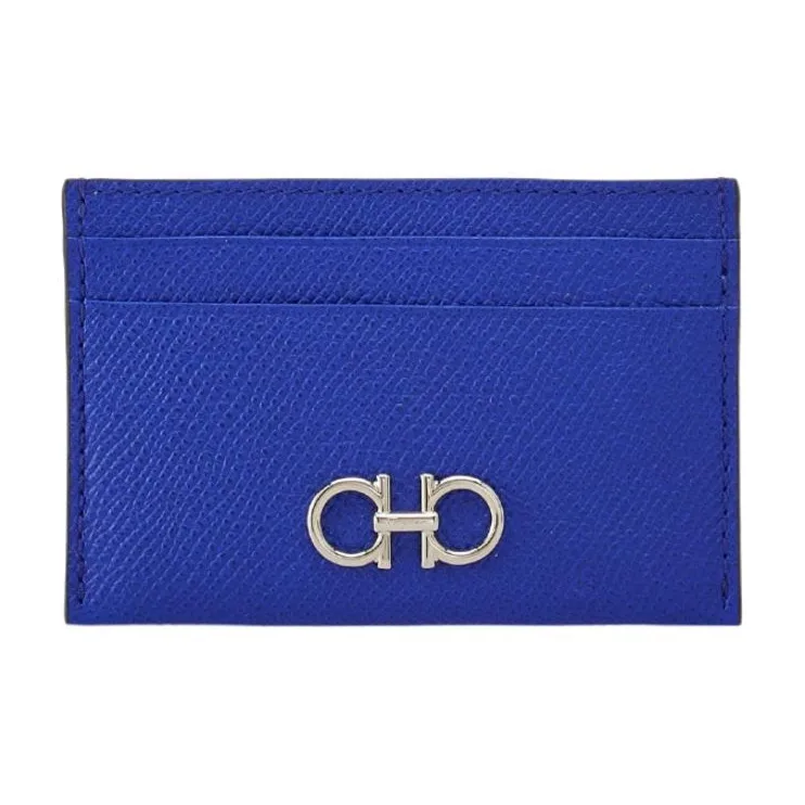 Ferragamo Телячья кожа Держатель для карт Держатель для карт Женский Синий