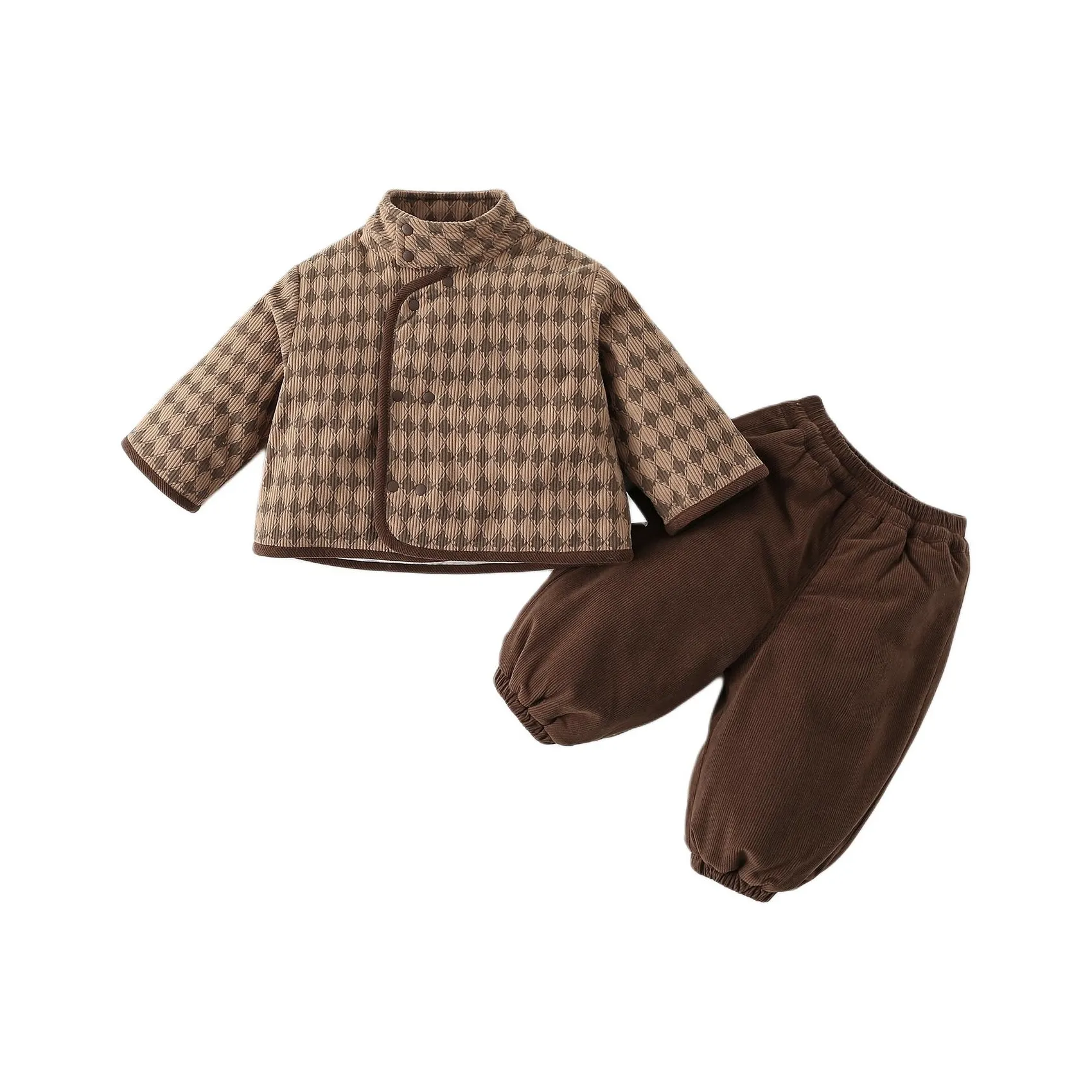 XiaoJinBu Детские утепленные комплекты одежды