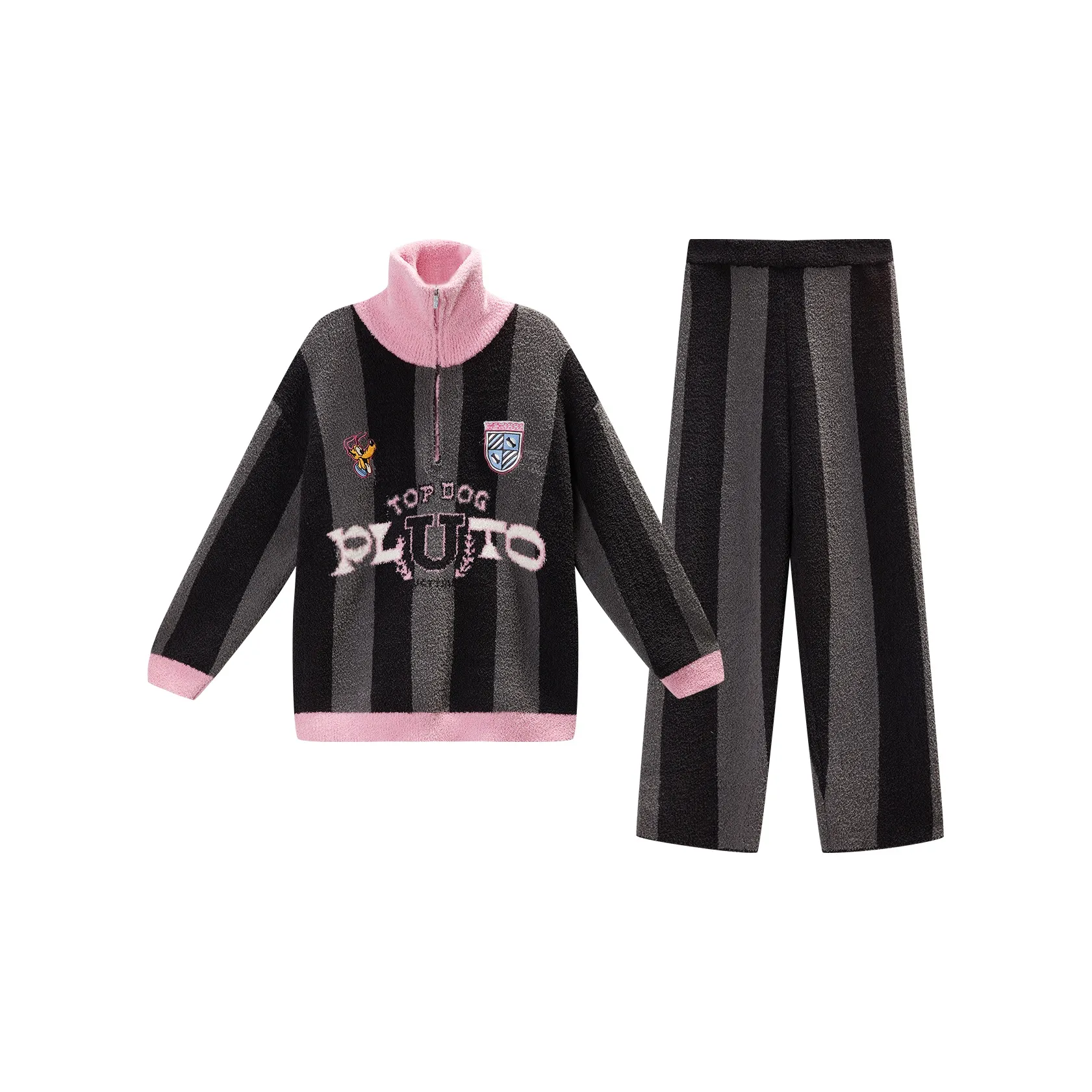 GUKOO x Disney Mickey Пижамный комплект Женские Угольный серый