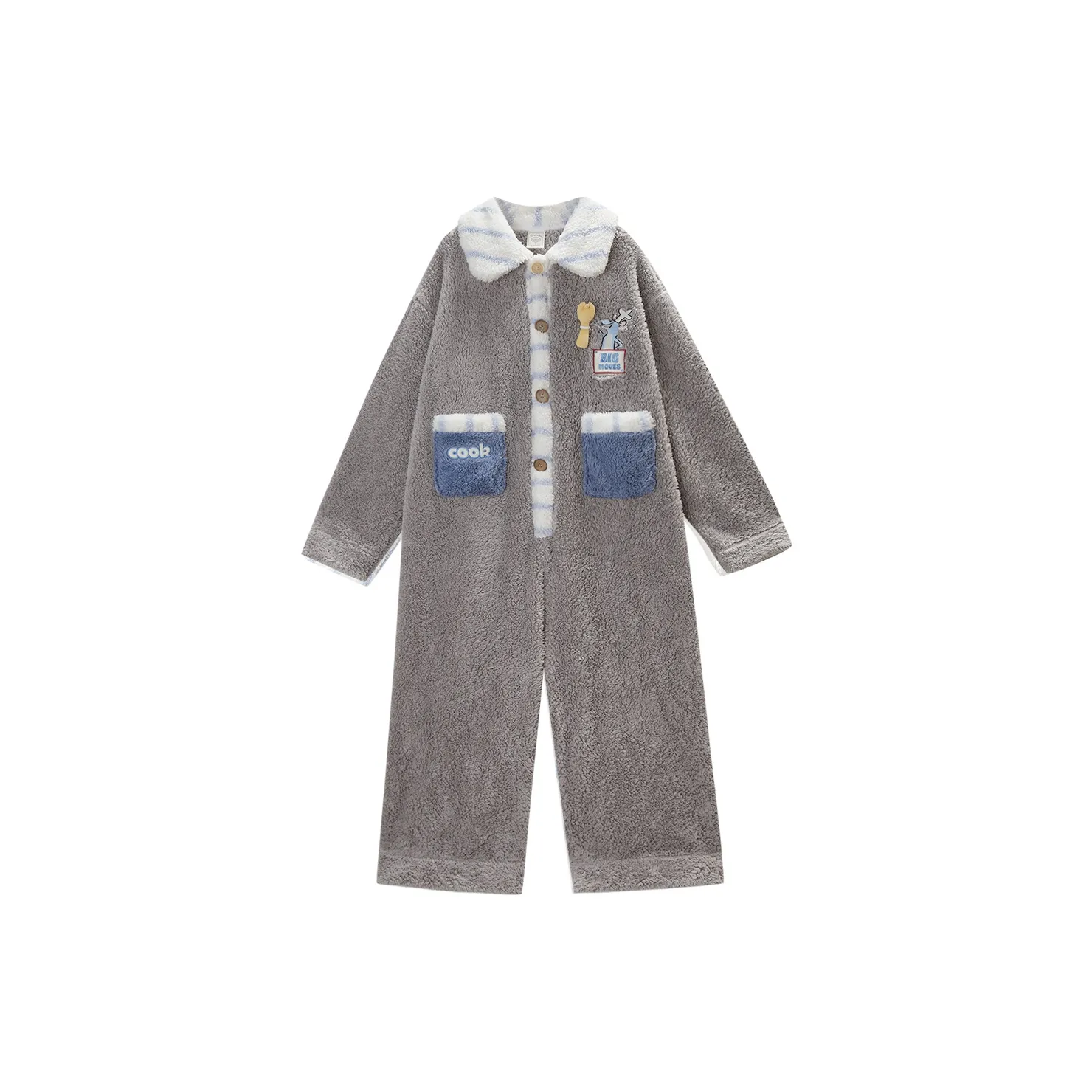 GUKOO x Disney Дом Одежда для дома Мужской Светло-серый