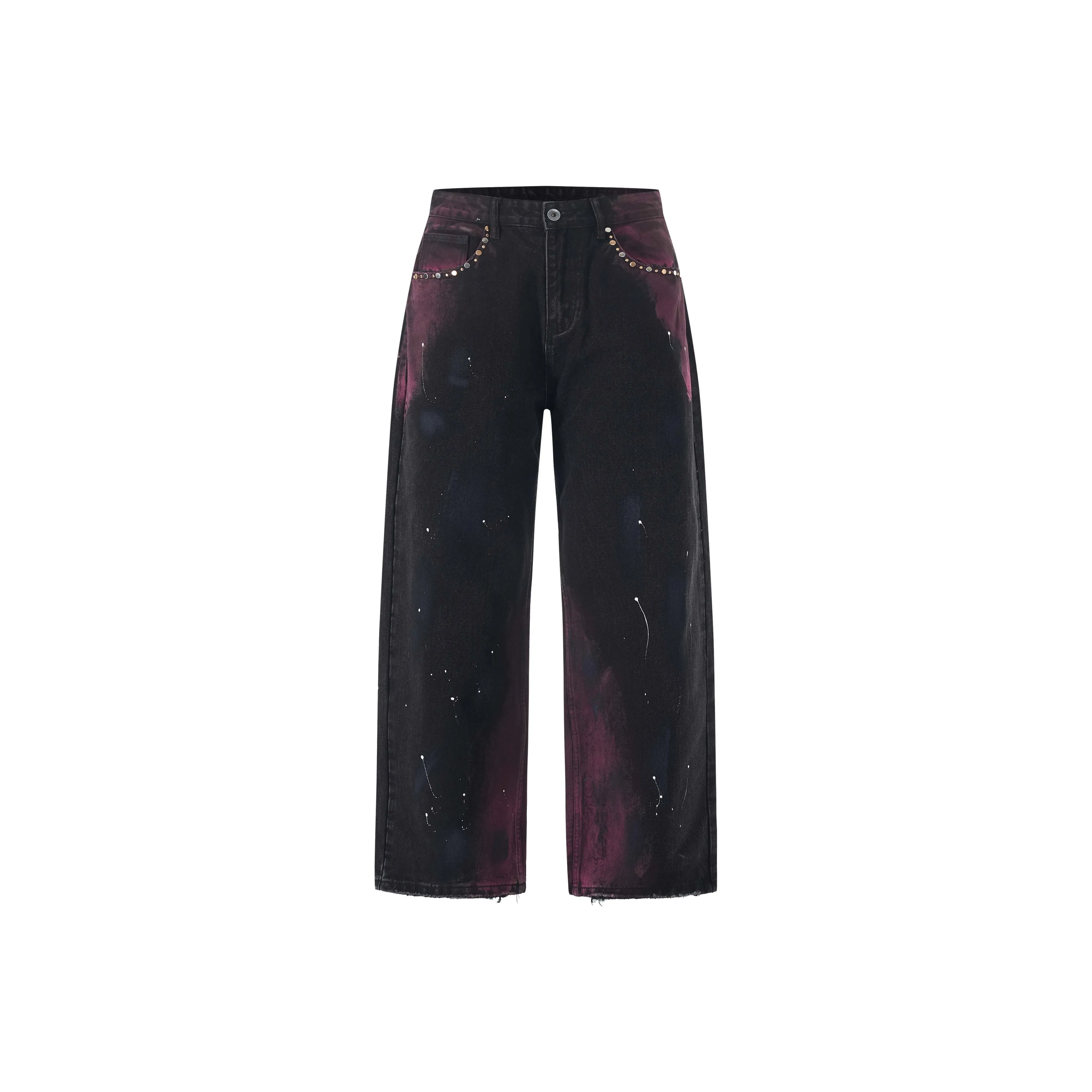 BAOMIKA Aurora Purple Унисекс Джинсы