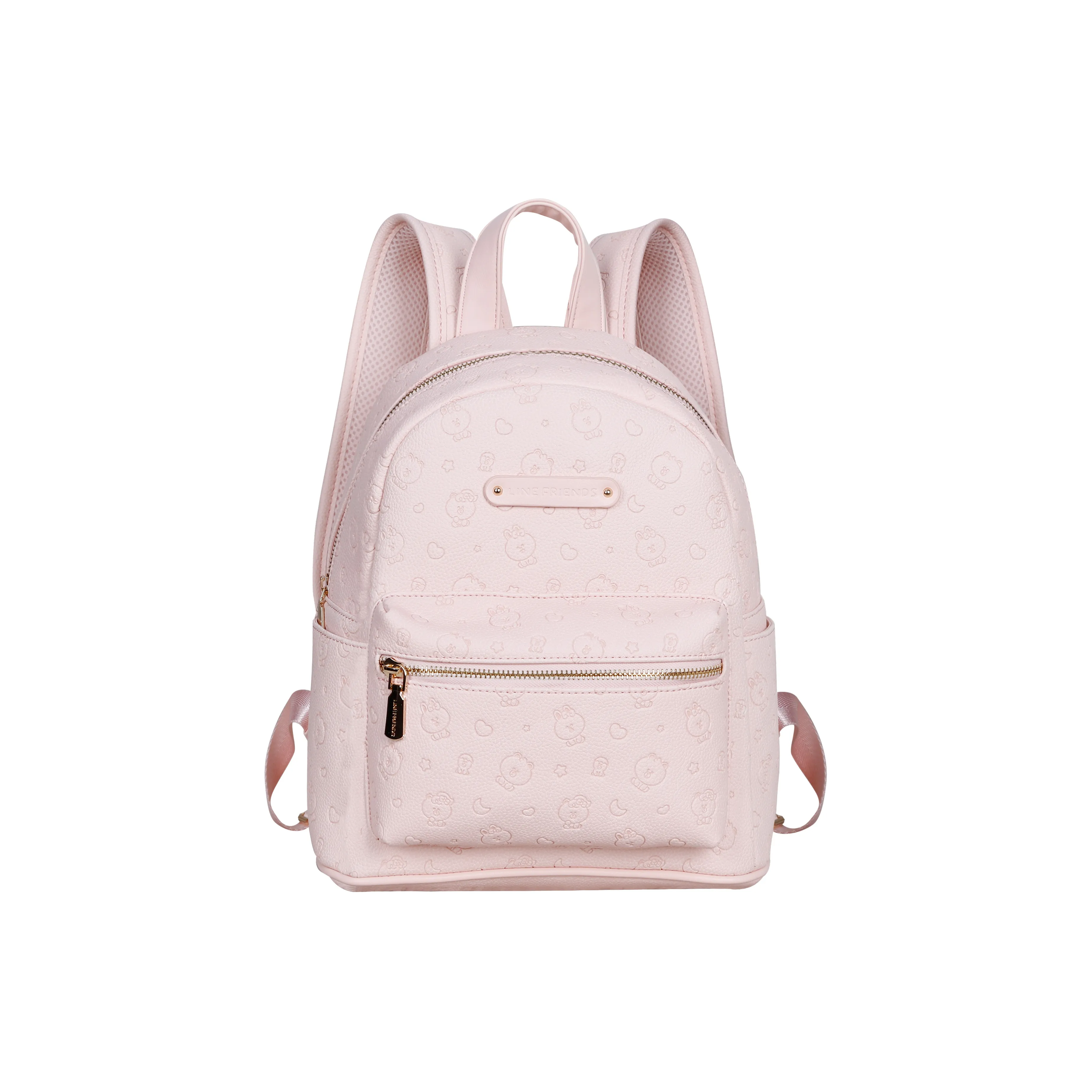 LINE FRIENDS ПУ (полиуретан) Рюкзак Женские Розовый Бежевый Коричневый Светло-зеленый