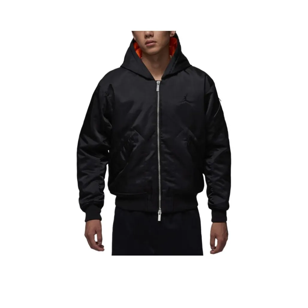 Джордан Черный Мужской Пуховик