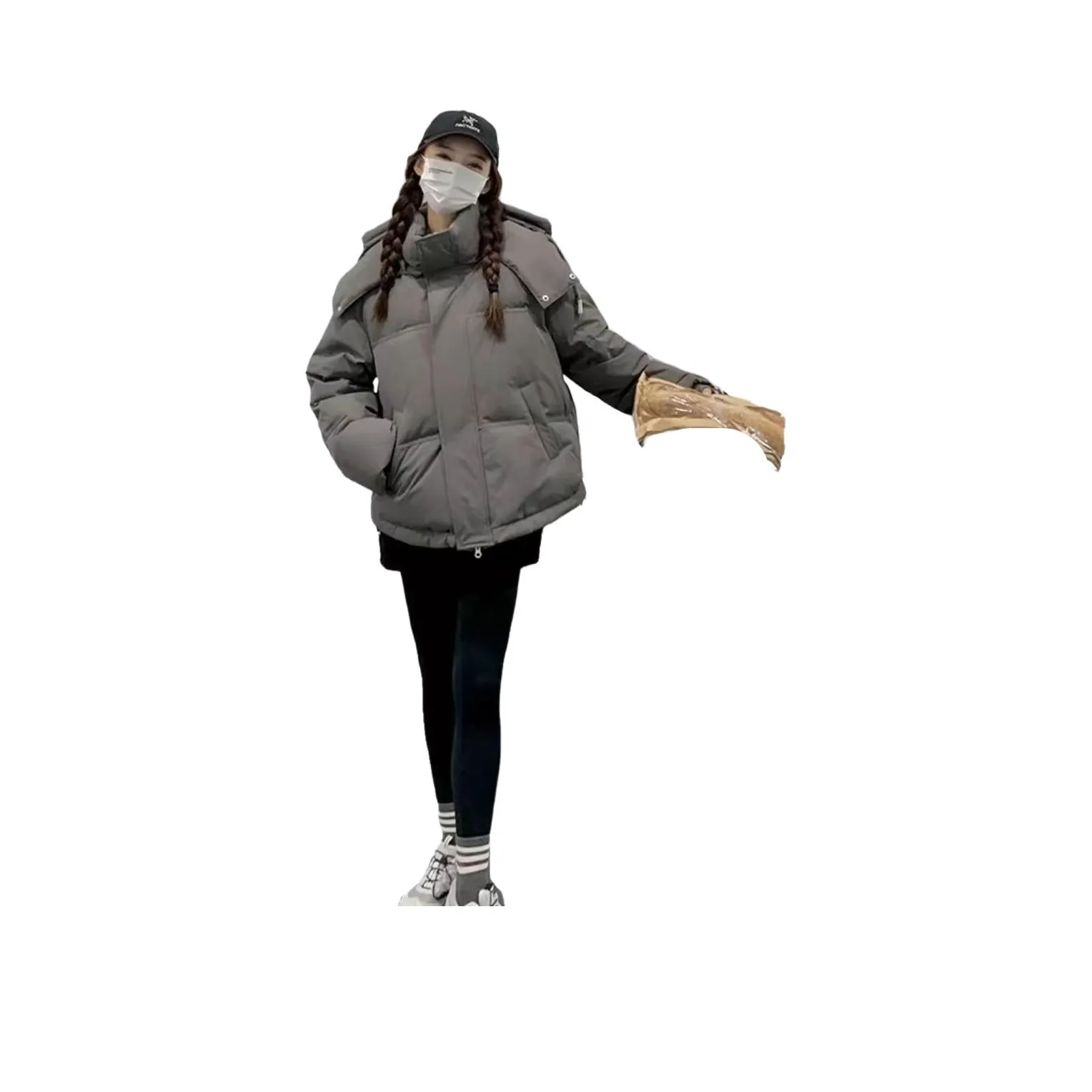 VINMUK Серый Женский пуховик