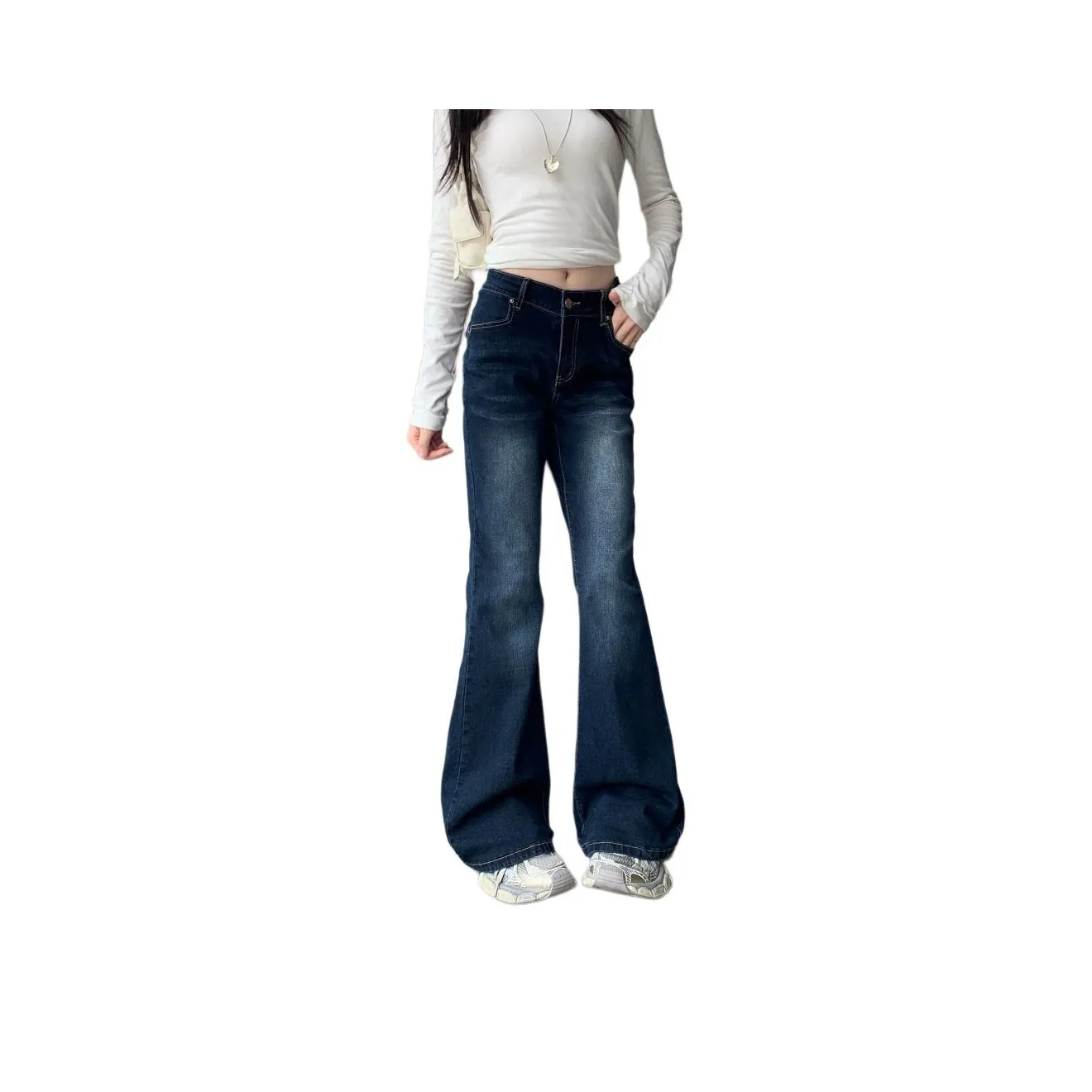 HKPXR Синий Женские Джинсы