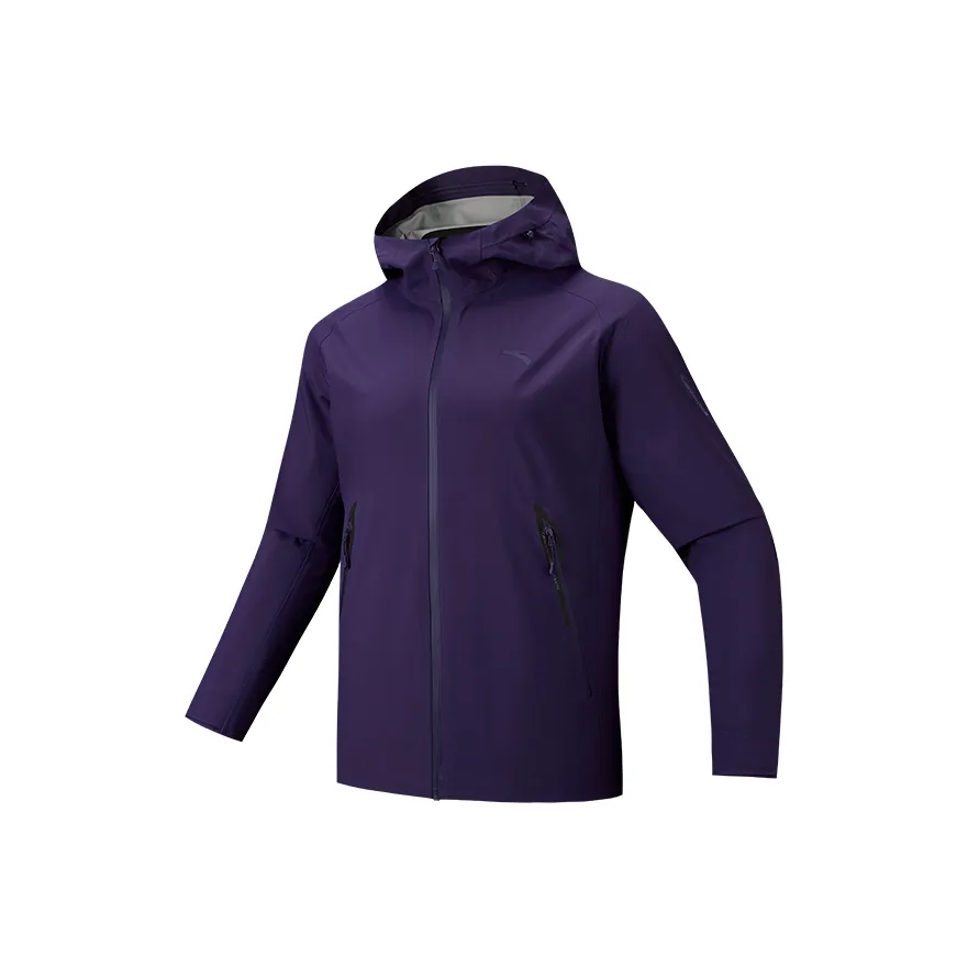 ANTA x ZHONGGUOGUOJIADILI LIANMINGKUAN Outdoor Collection Водонепроницаемый Ветрозащитный Wa Дождезащитный Ветровка Мужской