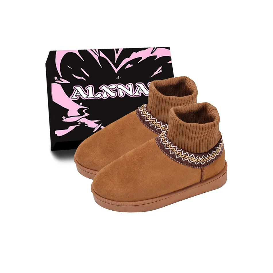 ALXNAN Короткий MID Голень Сноубутсы Женские