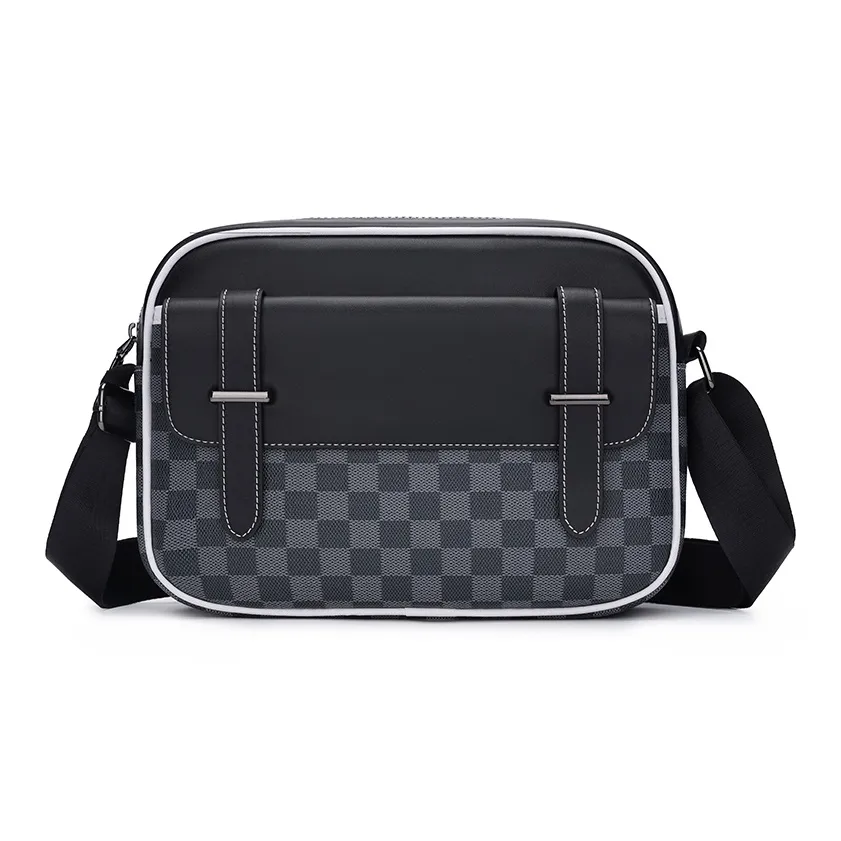 Moonshine ПУ (полиуретан) Сумка через плечо Большая Унисекс Черная Белая