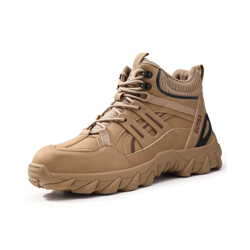 GUYISA Безопасность и Защитная обувь унисекс коричневого цвета
