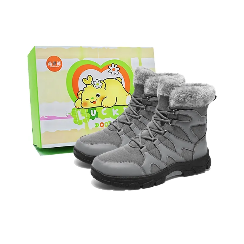 Budding Bear Обувь Износостойкая Wa Нескользящая Колено Высокие Сноубутсы Мужской