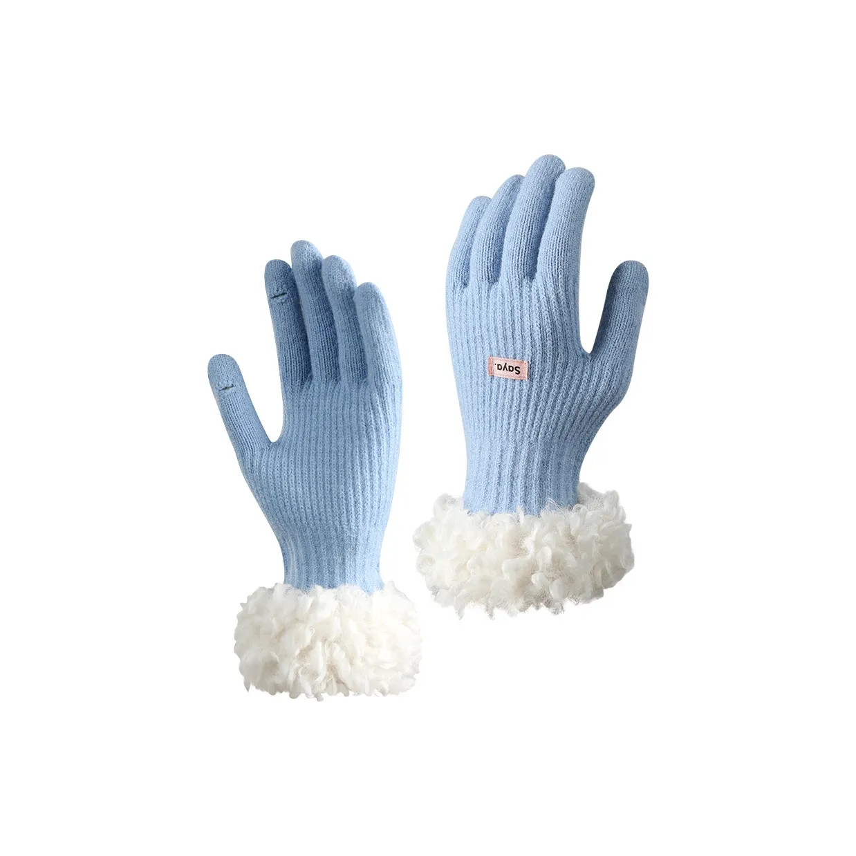 NANJIREN Акриловые вязаные перчатки для женщин