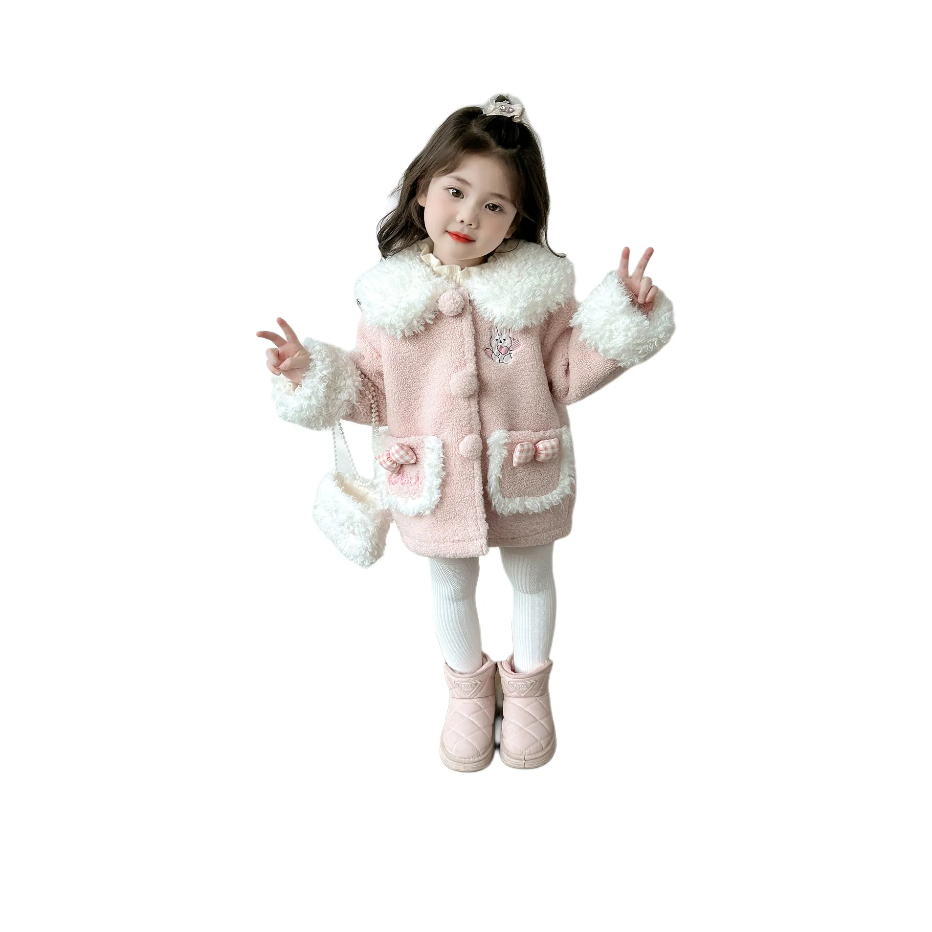 Mami Macca Хлопковый пуховик для детей 3-7 лет