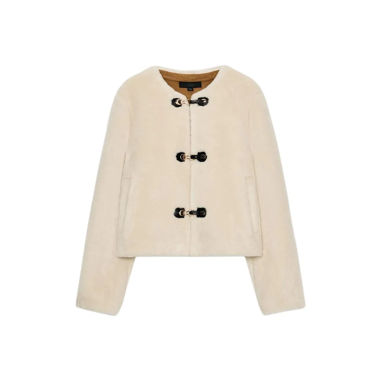 ZARA Белый Женские Бархатные Куртки