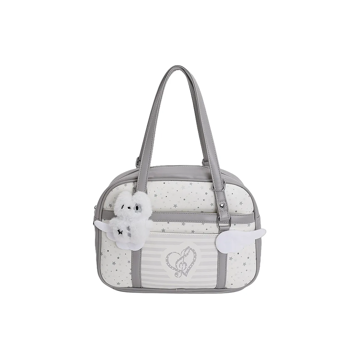 Bueno ПУ (полиуретан) Сумка через плечо Стандартная Женская Серый