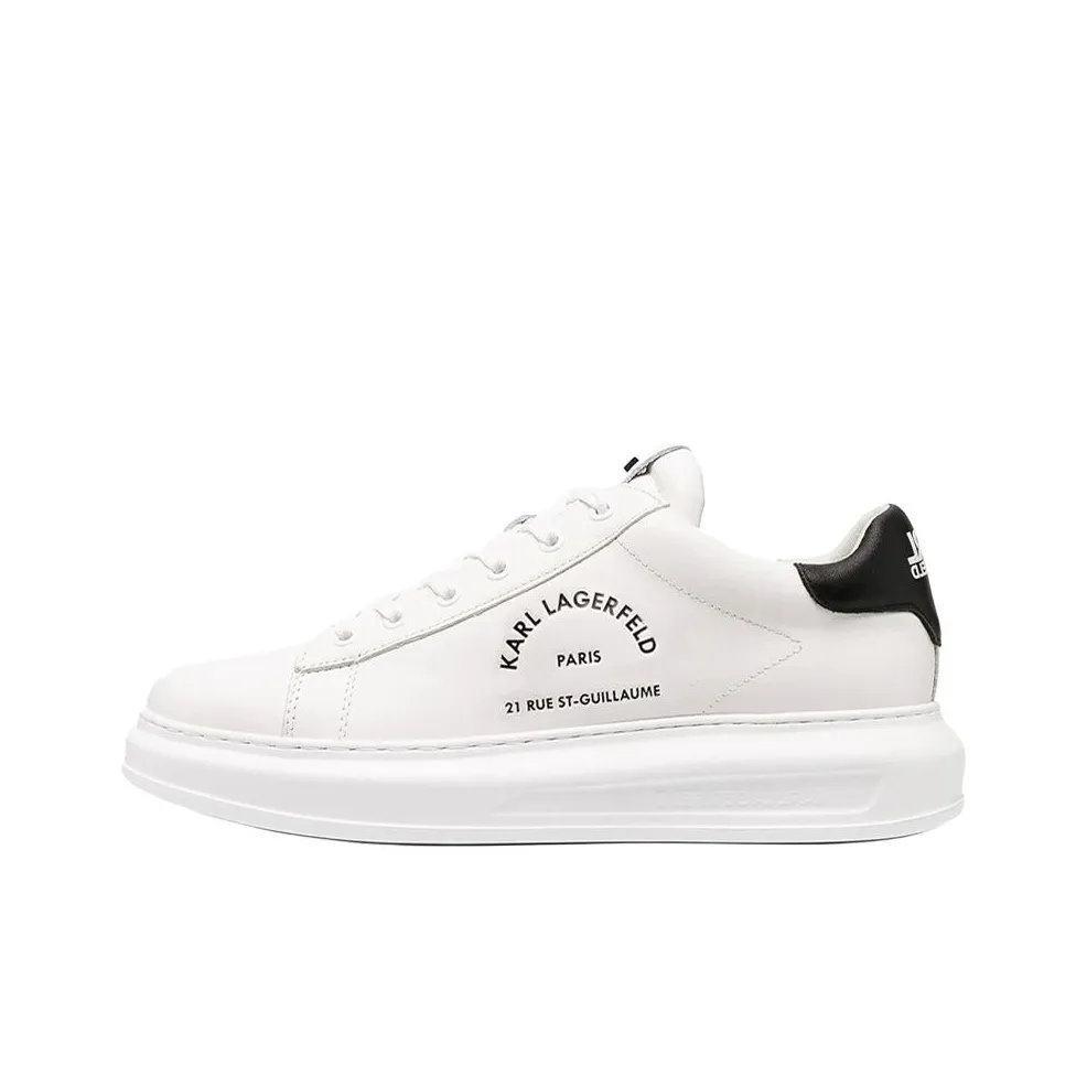 KARL LAGERFELD / Karl Lagerfeld Jeans Skateboard Shoes Men Low Top White