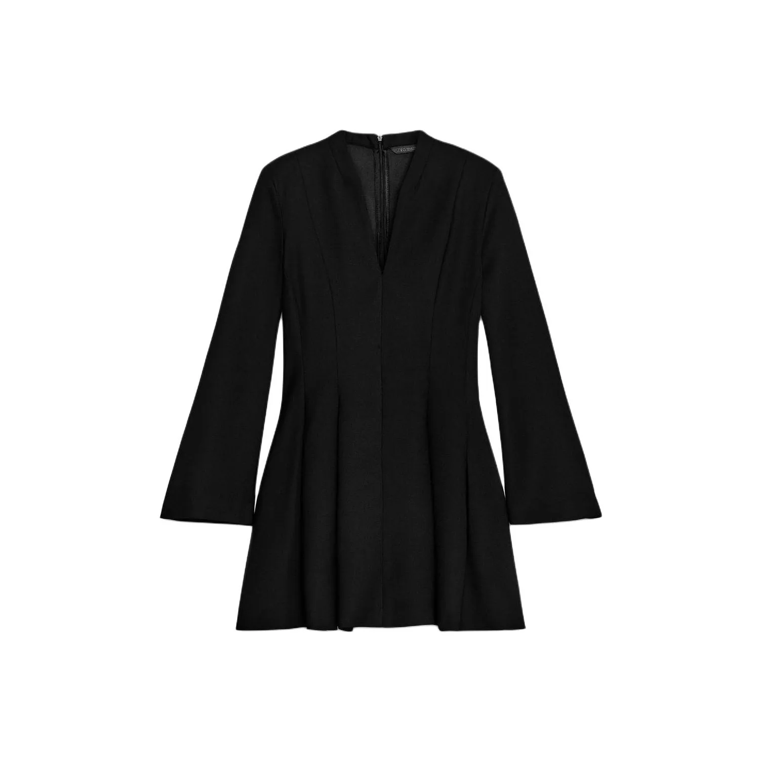 ZARA Длинное платье с длинными рукавами женское