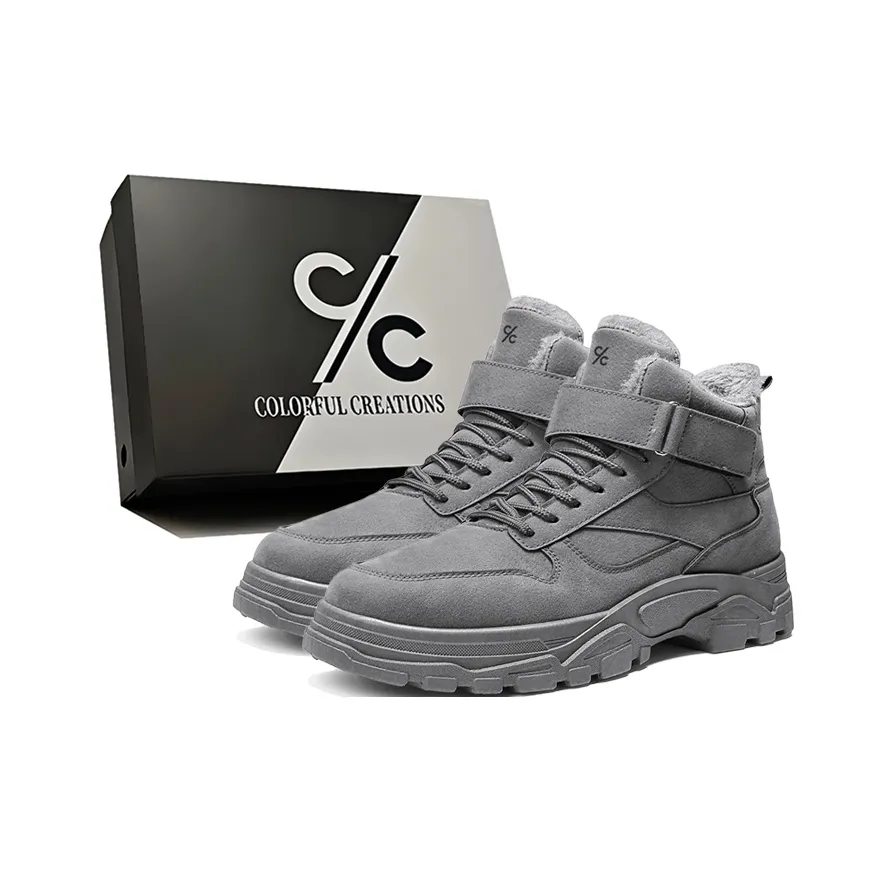 Colorful Creations Термический Увеличивающий Высоту Устойчивый к Износу Противоскользящий Короткий Снегобут Мужской