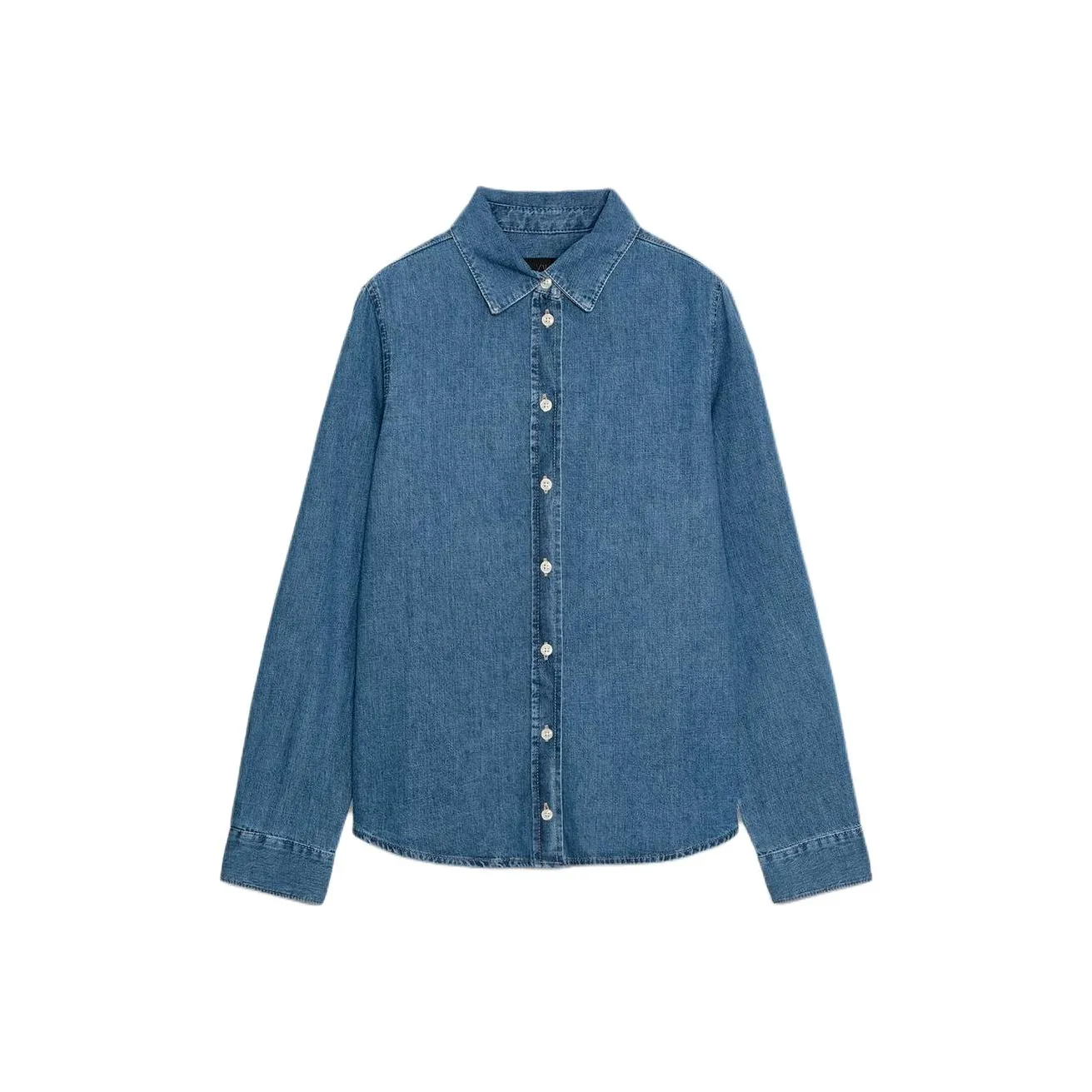 ZARA ZW Series Синие Женские Рубашки