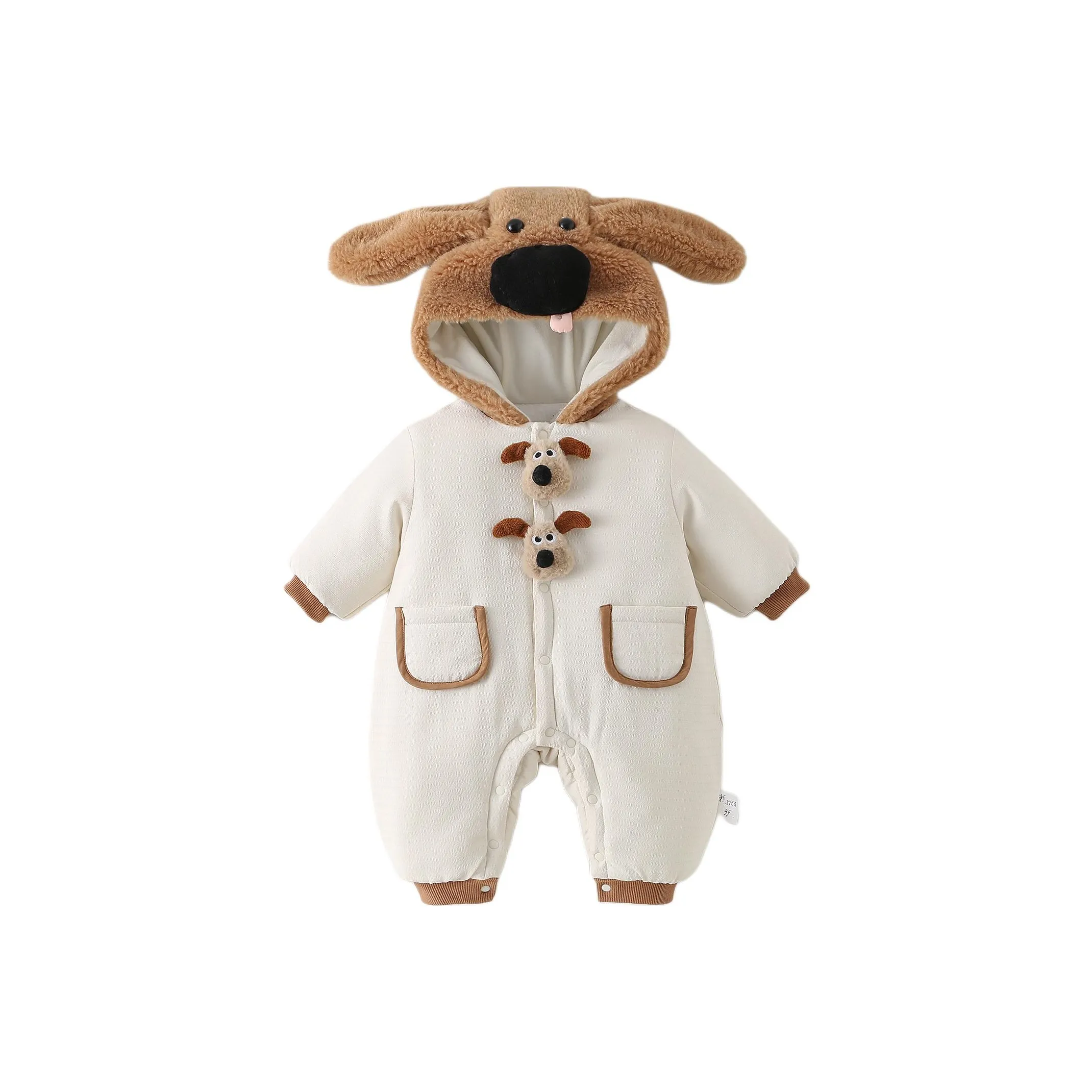 XiaoJinBu Бежевый Малыш Комбинезоны Ползунки