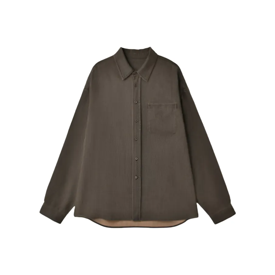 SINBOS Туманный Коричневый Мужские Рубашки