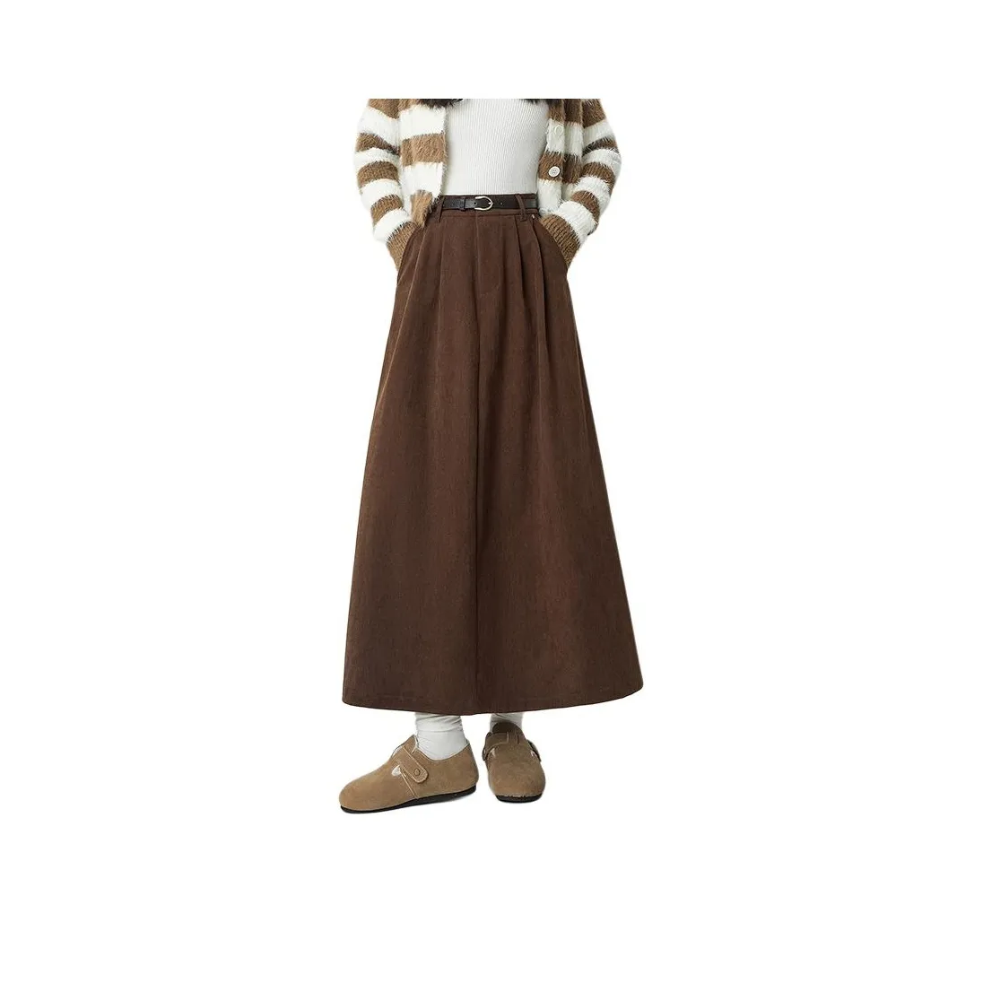 Mu Xiao Xin Повседневный Длинный Юбка Женские