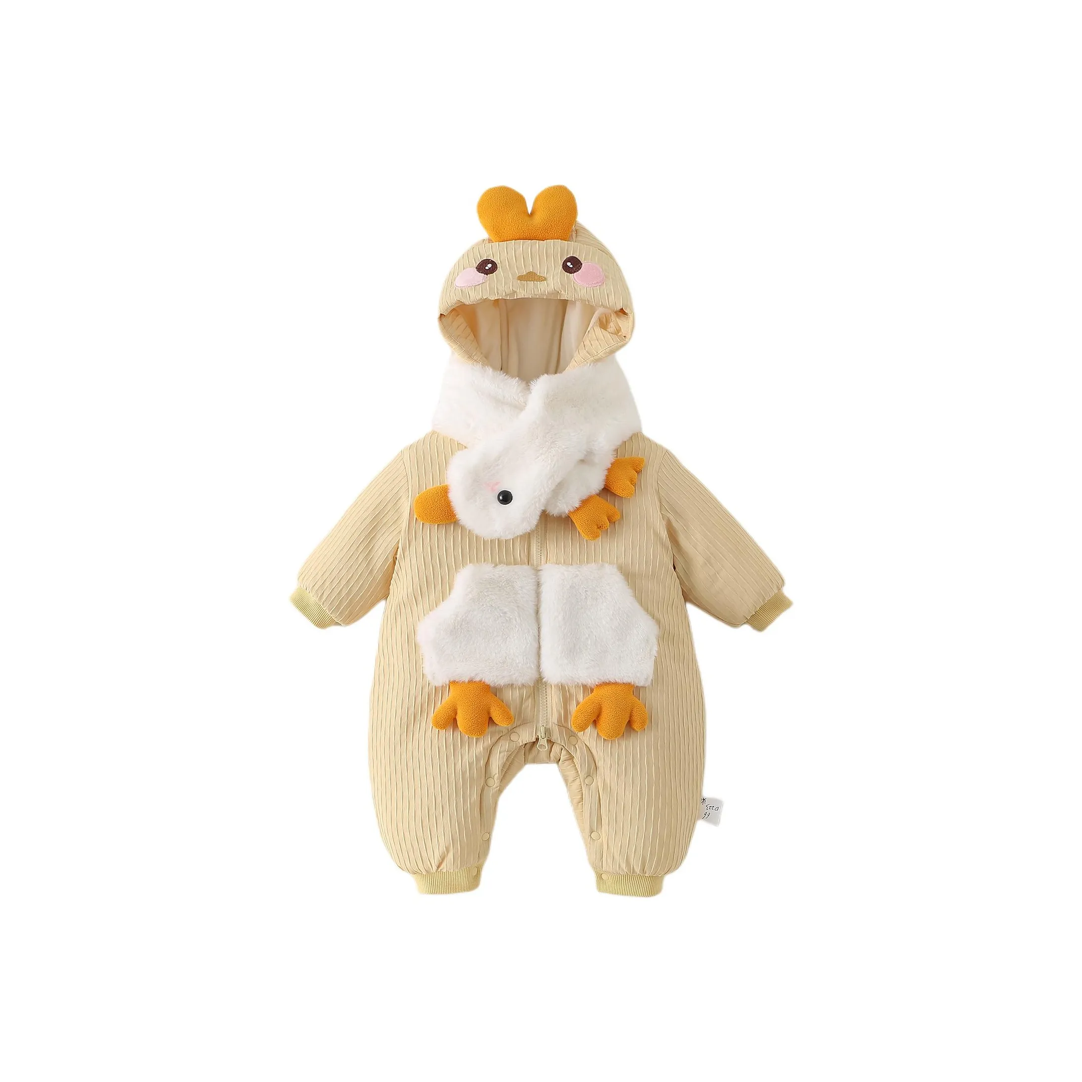 XiaoJinBu Желтый Малыш Комбинезоны Ползунки