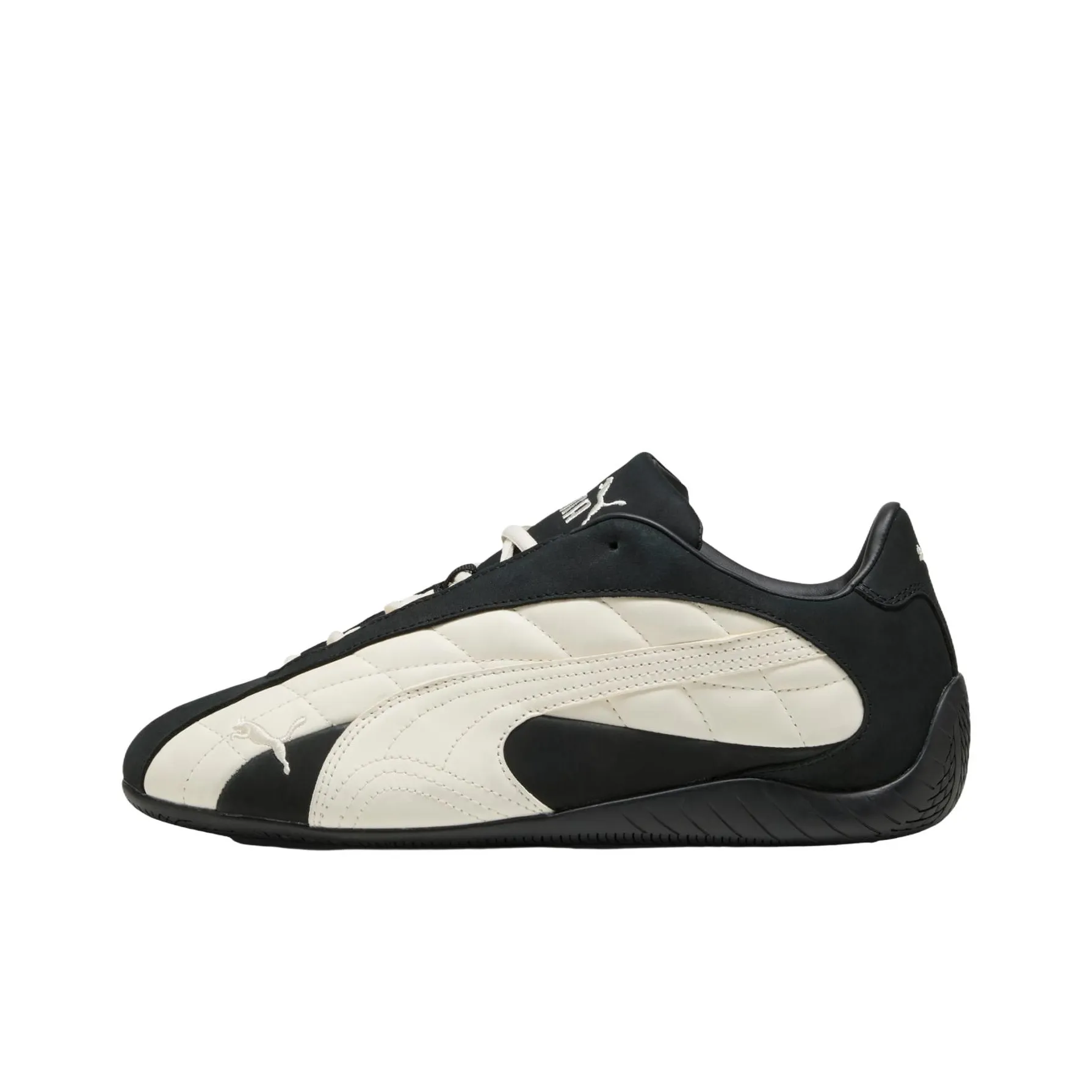 PUMA Speedcat Plus Термический Поддерживающий Легкий Низкий Топ Повседневная Обувь Унисекс Черный Белый