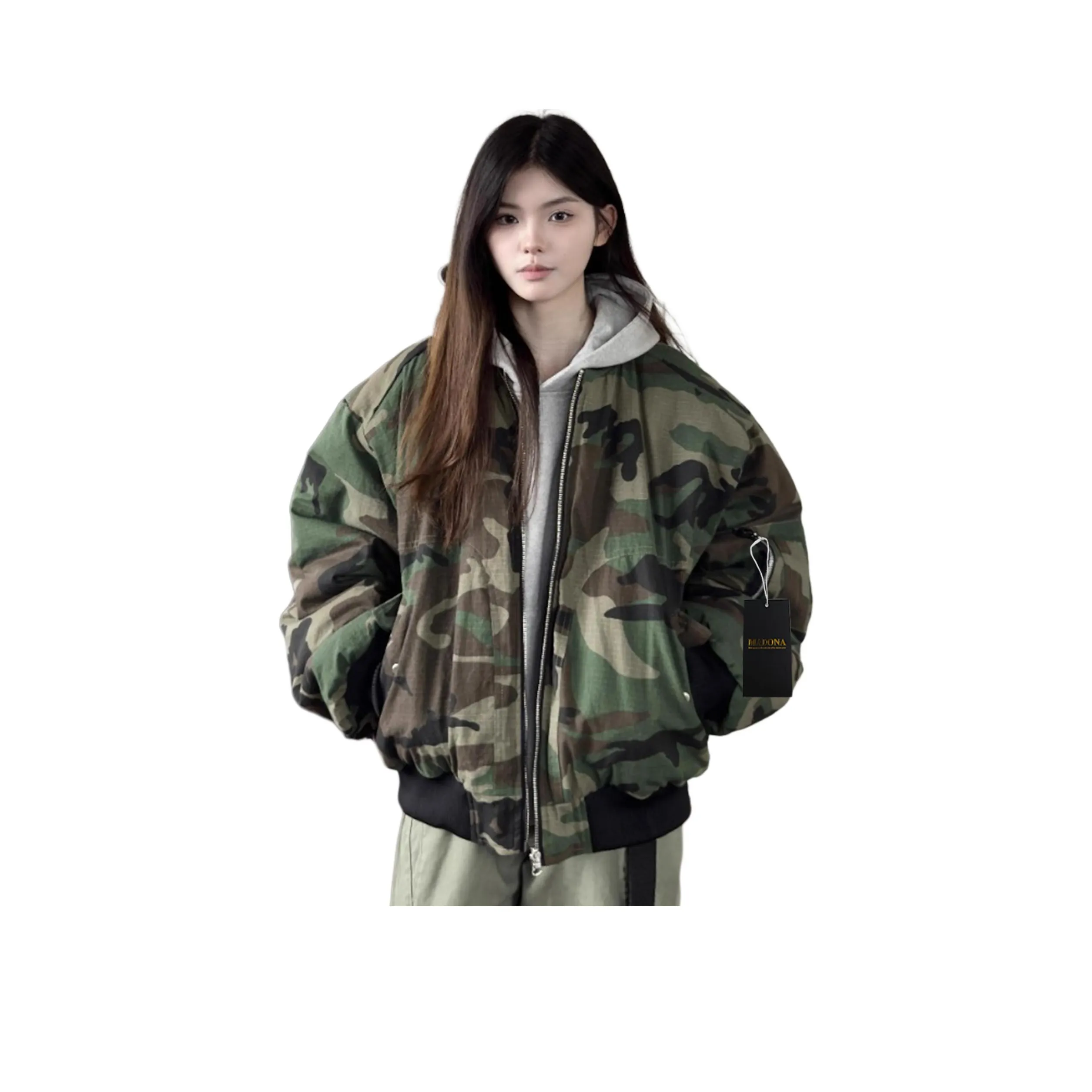 MADONA Камуфляж Унисекс Пуховики