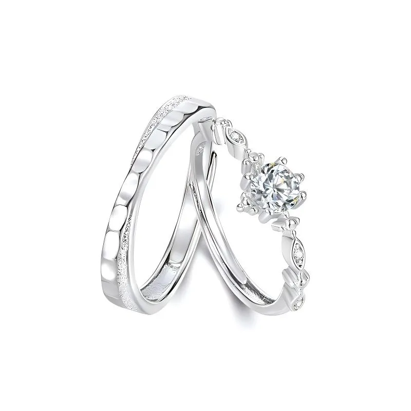 JINGFAN Искусственный топаз кольца унисекс