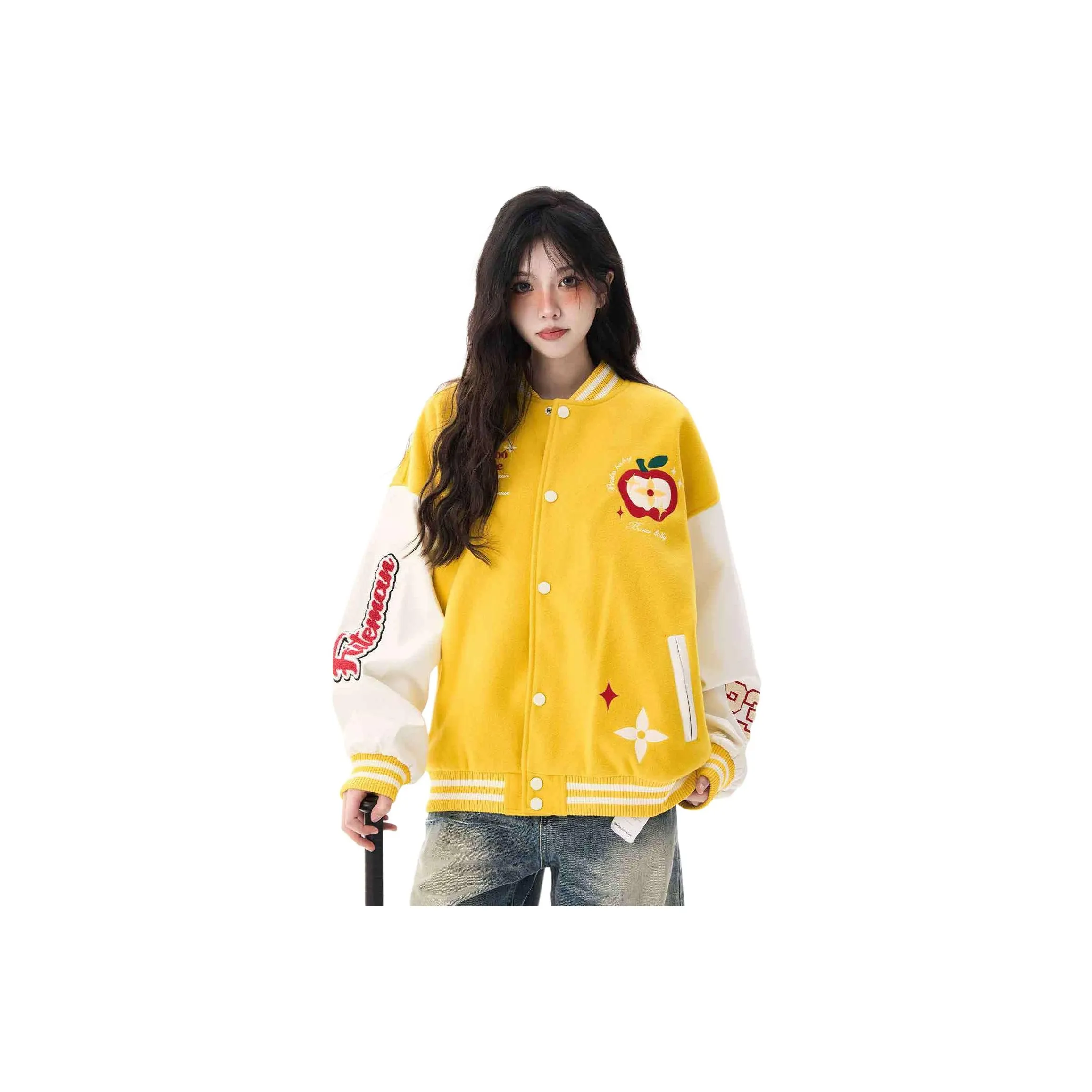 NEVER RULE Бейсбольная куртка Унисекс