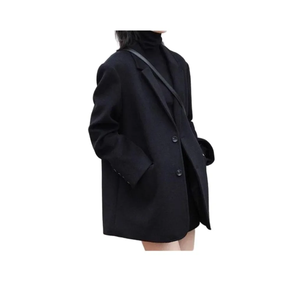 XIANSINIAO Черное Женское Пальто