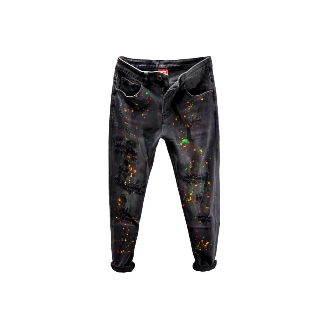 APBM Черные Мужские Джинсы