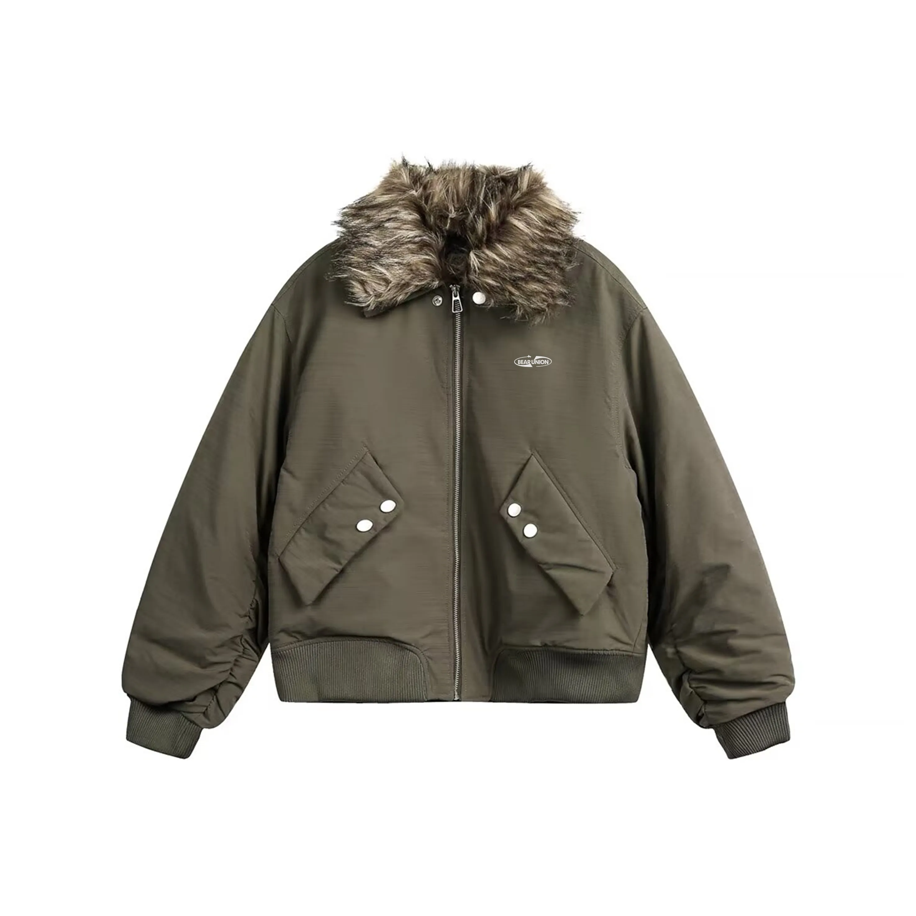 BEAR UNION Хлопковый пуховик женский
